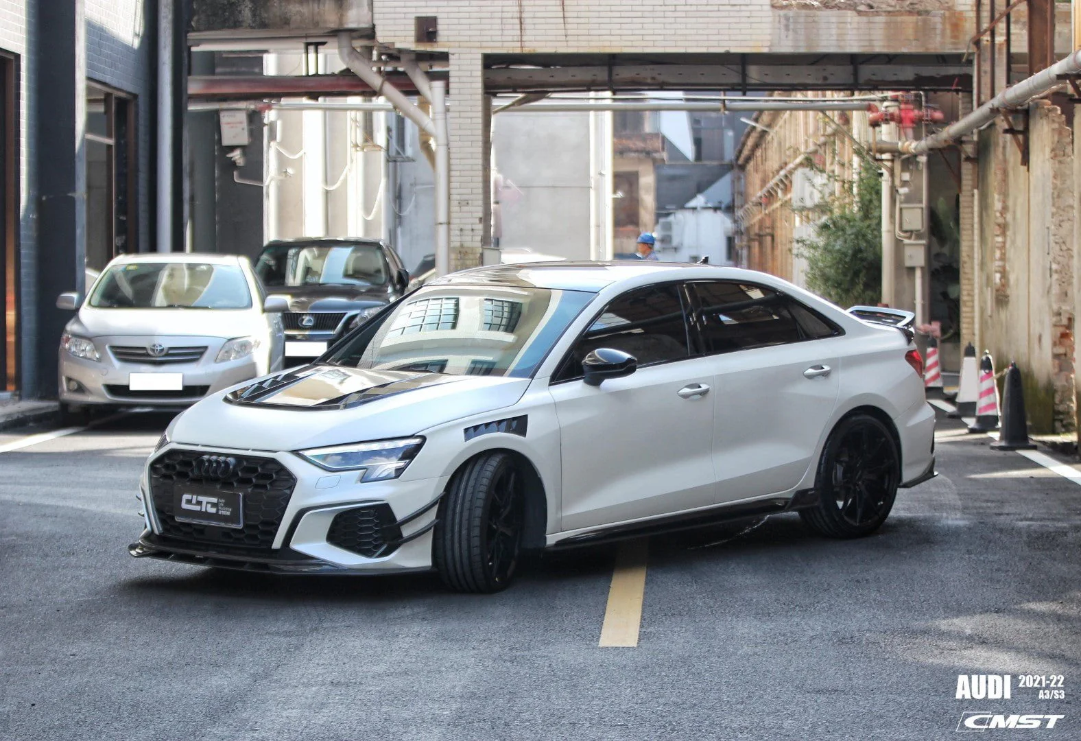 CMST Tuning Carbon Fiber Hood Bonnet Ver.2 for Audi RS3 S3 A3 8Y 2021-ON - Image 6