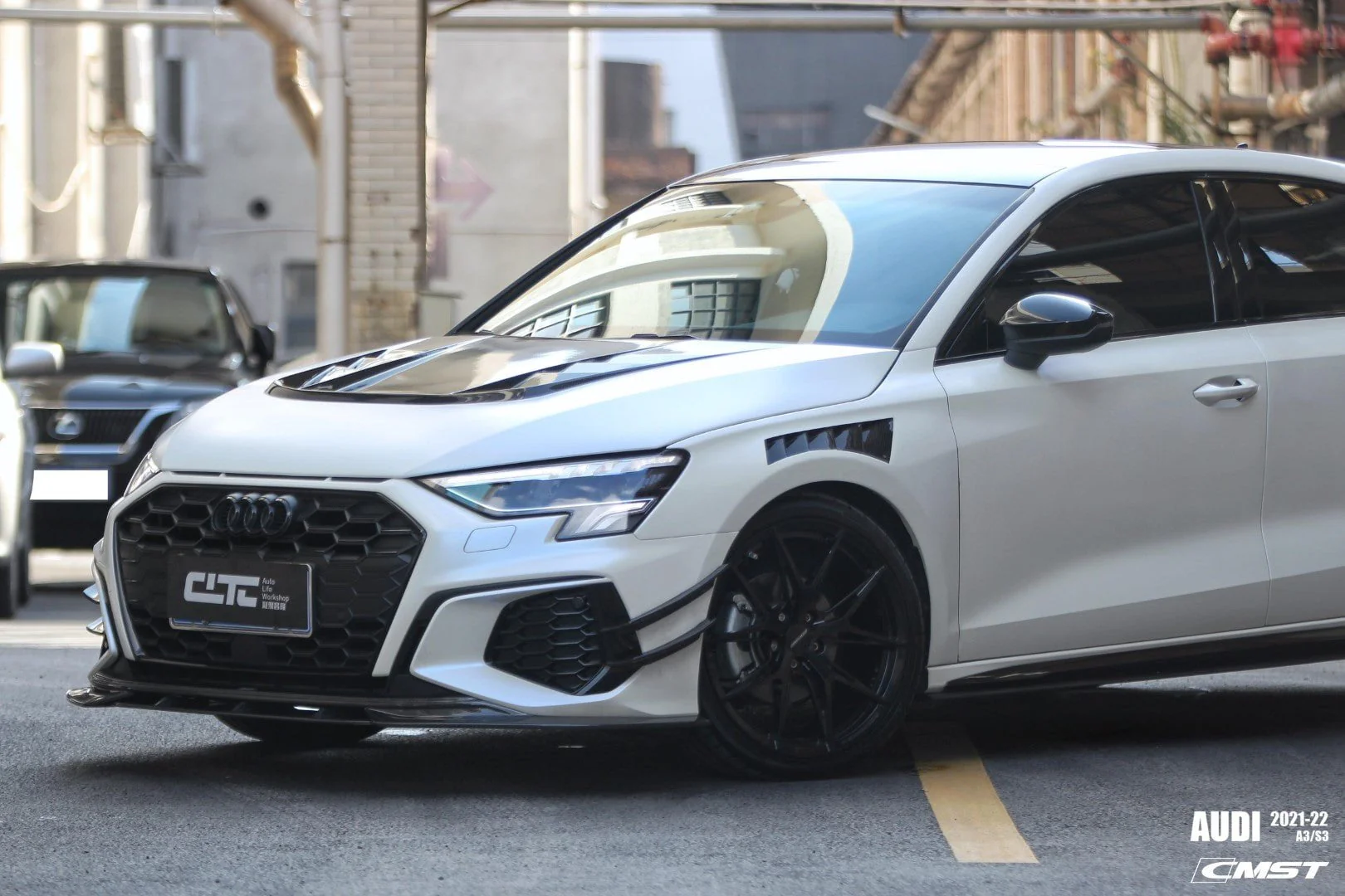 CMST Tuning Carbon Fiber Hood Bonnet Ver.2 for Audi RS3 S3 A3 8Y 2021-ON - Image 7