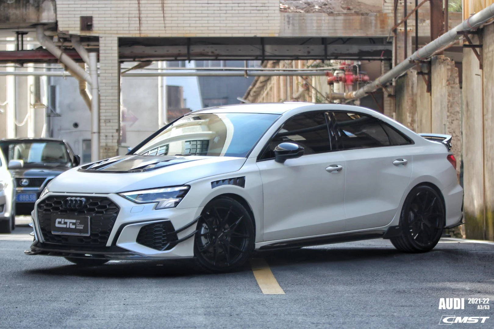 CMST Tuning Carbon Fiber Hood Bonnet Ver.2 for Audi RS3 S3 A3 8Y 2021-ON - Image 9