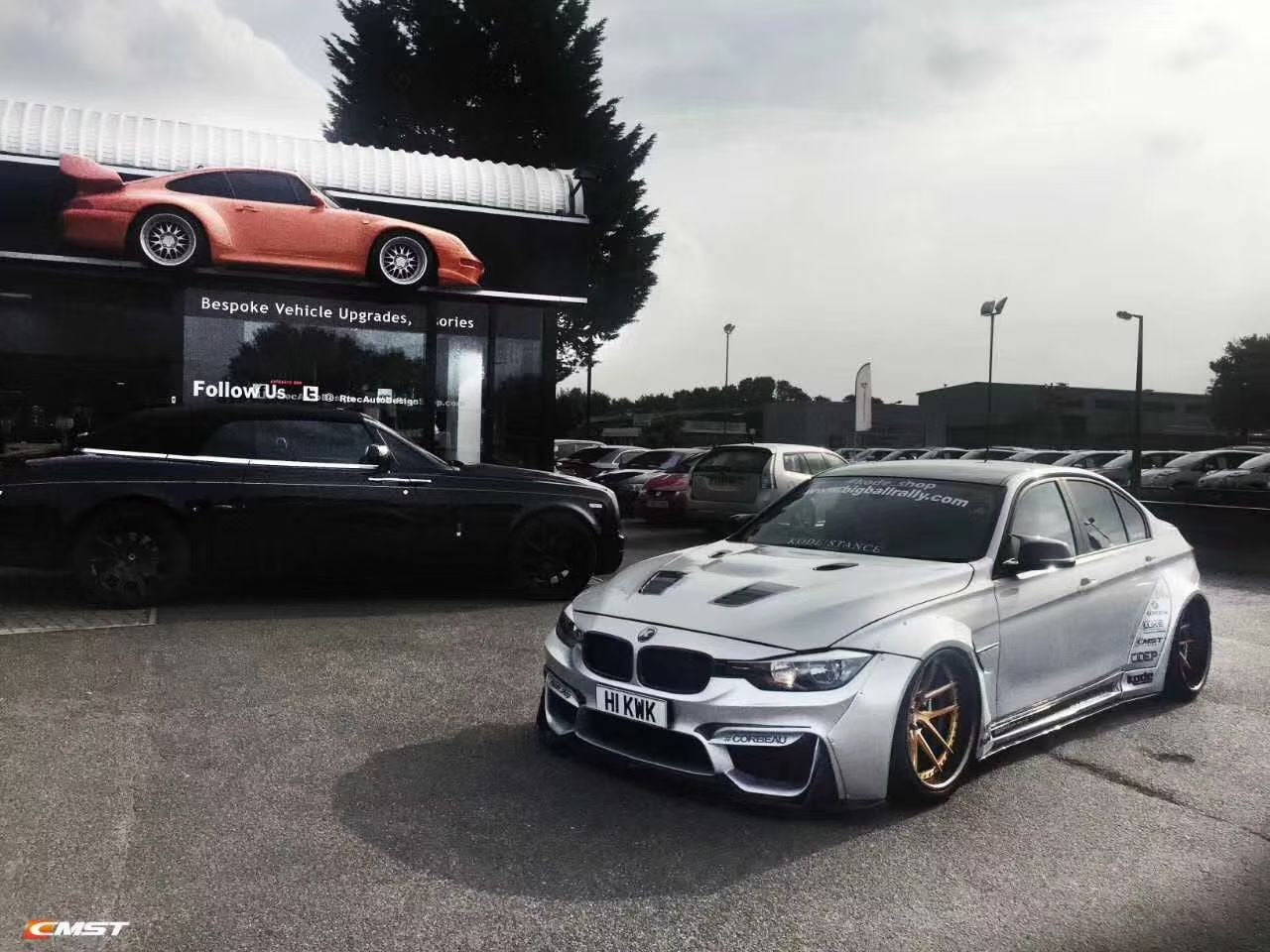 CMST Tuning Carbon Fiber Hood Bonnet Ver.3 for BMW 3 Series F30 F31 / 4 Series F32 F33 F36 2012-2020 - Image 10