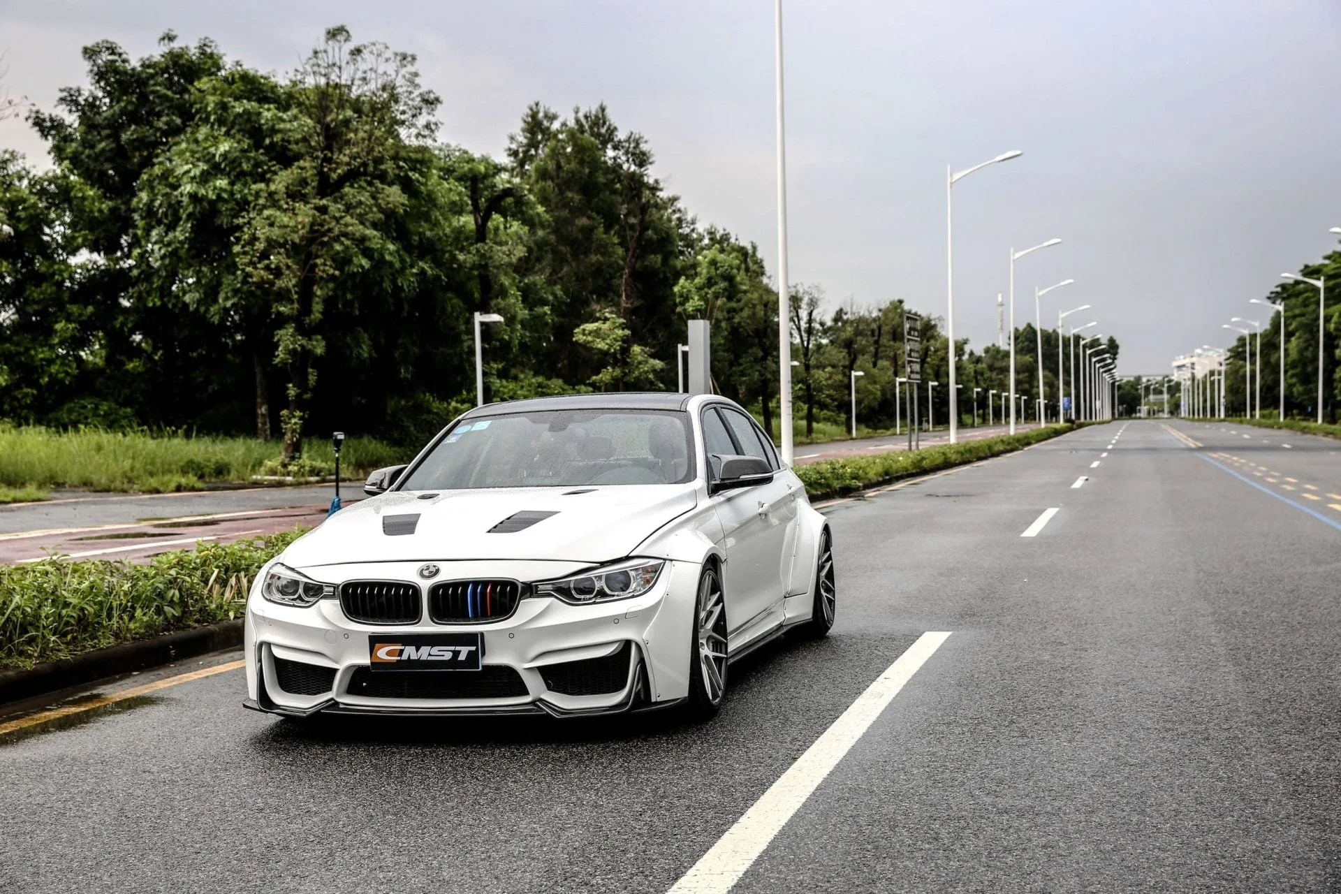 CMST Tuning Carbon Fiber Hood Bonnet Ver.3 for BMW 3 Series F30 F31 / 4 Series F32 F33 F36 2012-2020 - Image 20