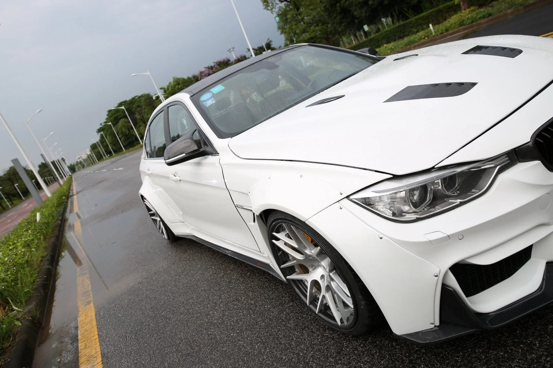 CMST Tuning Carbon Fiber Hood Bonnet Ver.3 for BMW 3 Series F30 F31 / 4 Series F32 F33 F36 2012-2020 - Image 21
