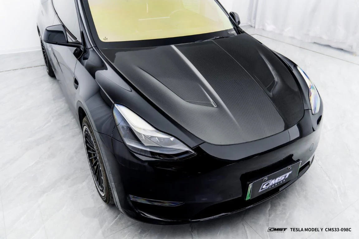 CMST Tuning Carbon Fiber Hood Bonnet Ver.4 for Tesla Model Y - Image 2
