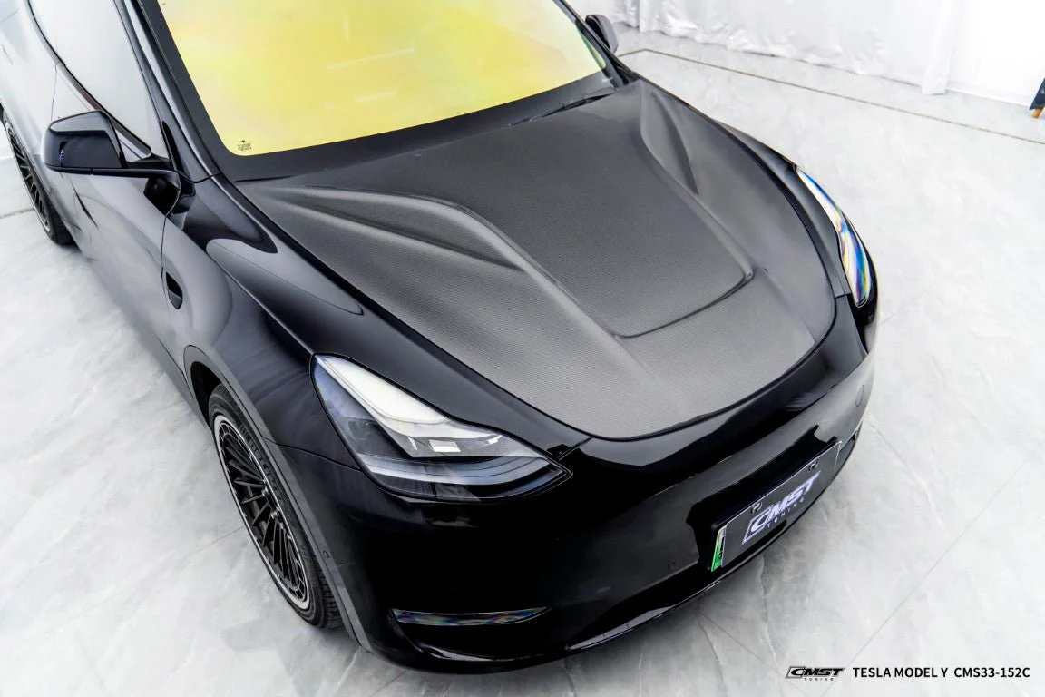 CMST Tuning Carbon Fiber Hood Bonnet Ver.5 for Tesla Model Y - Image 2