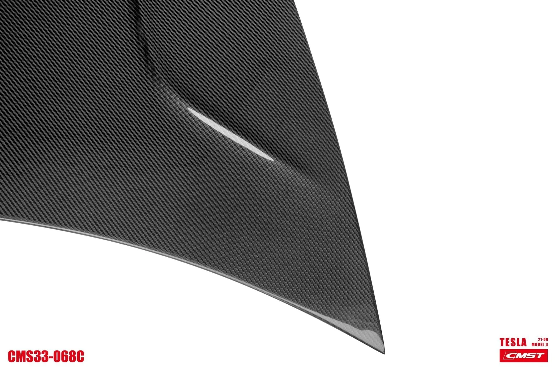 CMST Tuning Carbon Fiber Hood Clearview Glass Transparent for Tesla Model 3 - Image 22