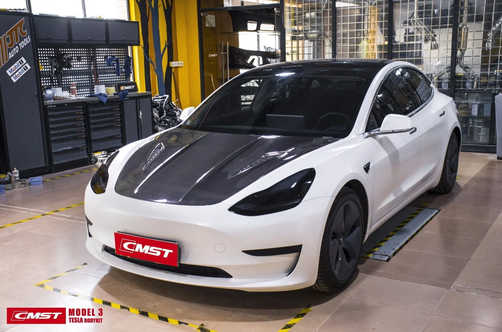 CMST Tuning Carbon Fiber Hood Ver.2 for Tesla Model 3 - Image 6