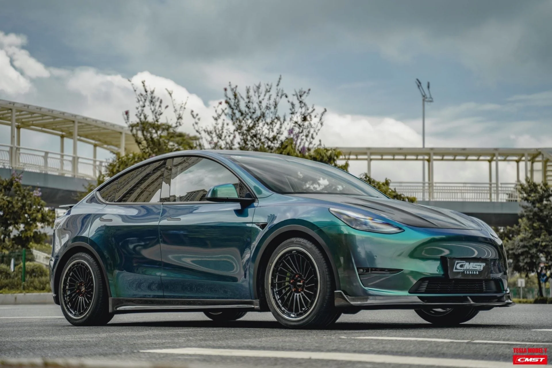 CMST Tuning Carbon Fiber Hood Ver.2 for Tesla Model Y - Image 11
