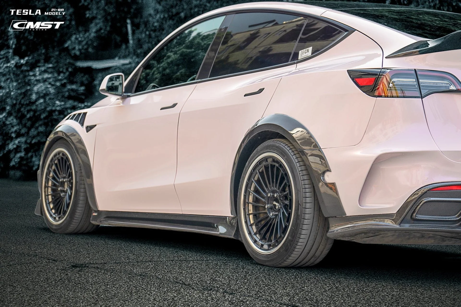 CMST Tuning Carbon Fiber Rear Bumper ver.1 for Tesla Model Y - Image 10