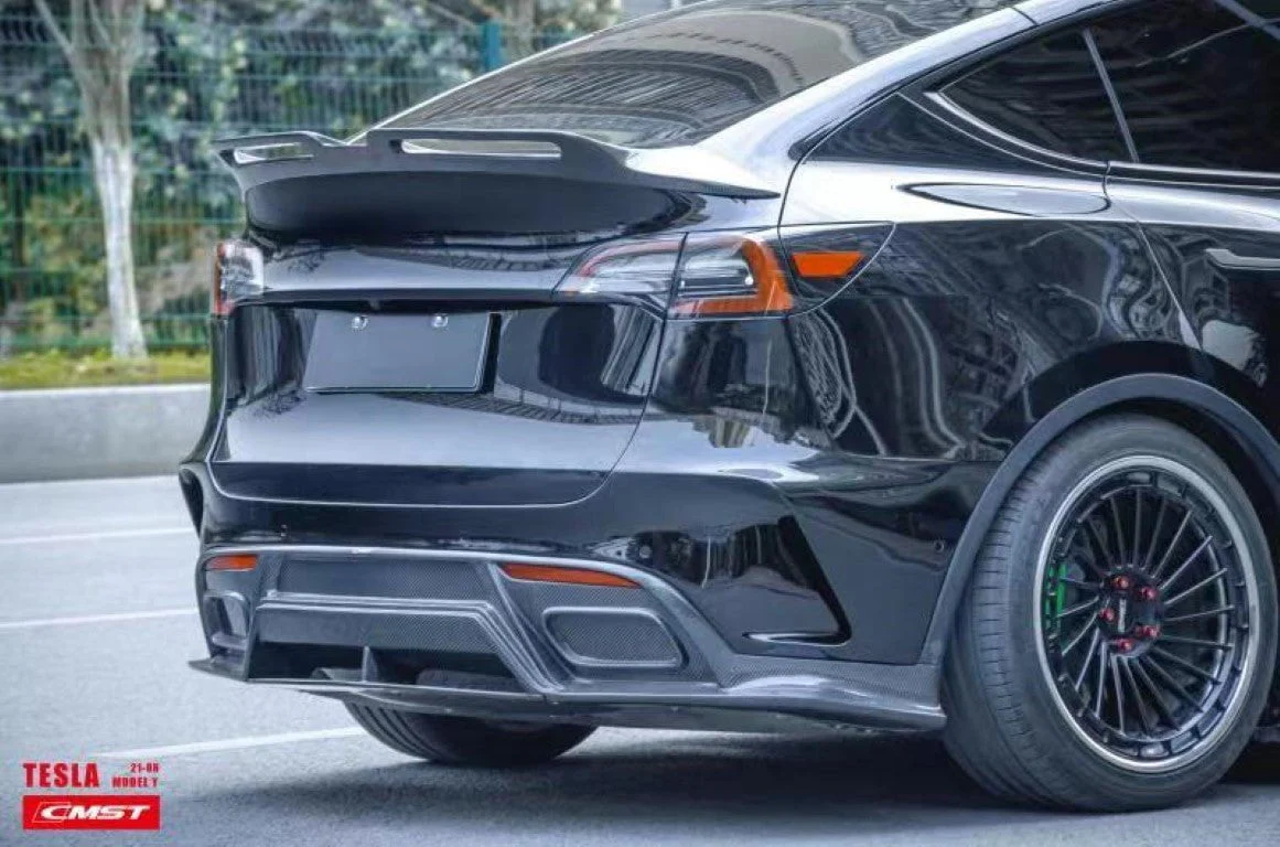 CMST Tuning Carbon Fiber Rear Bumper ver.1 for Tesla Model Y - Image 12