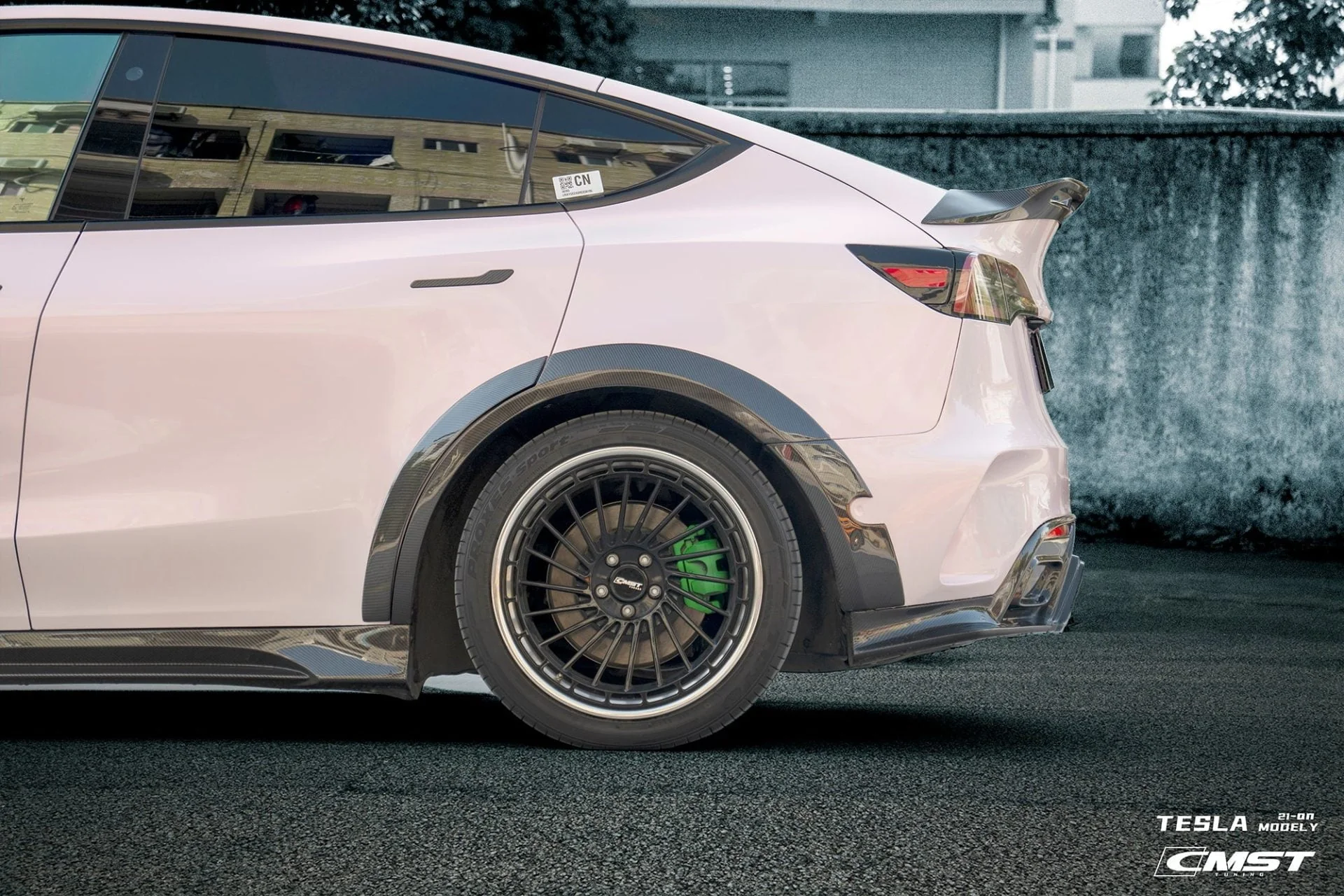 CMST Tuning Carbon Fiber Rear Bumper ver.1 for Tesla Model Y - Image 7