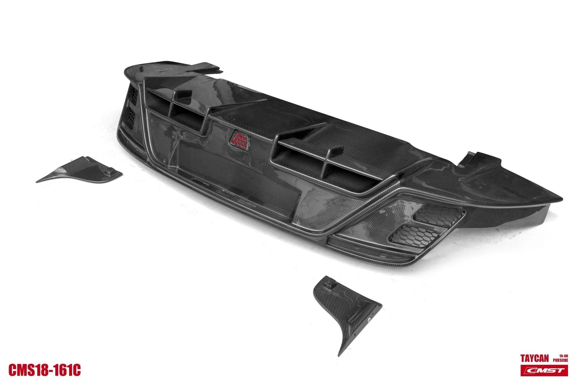 CMST Tuning Carbon Fiber Rear Diffuser & Canards for Porsche Taycan Base, 4S, and Gran Turismo - Image 5