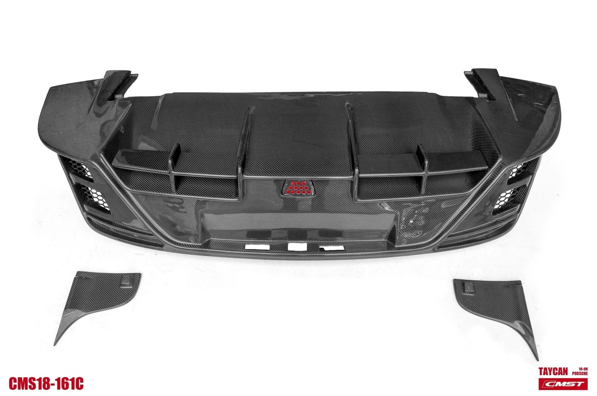 CMST Tuning Carbon Fiber Rear Diffuser & Canards for Porsche Taycan Base, 4S, and Gran Turismo - Image 7