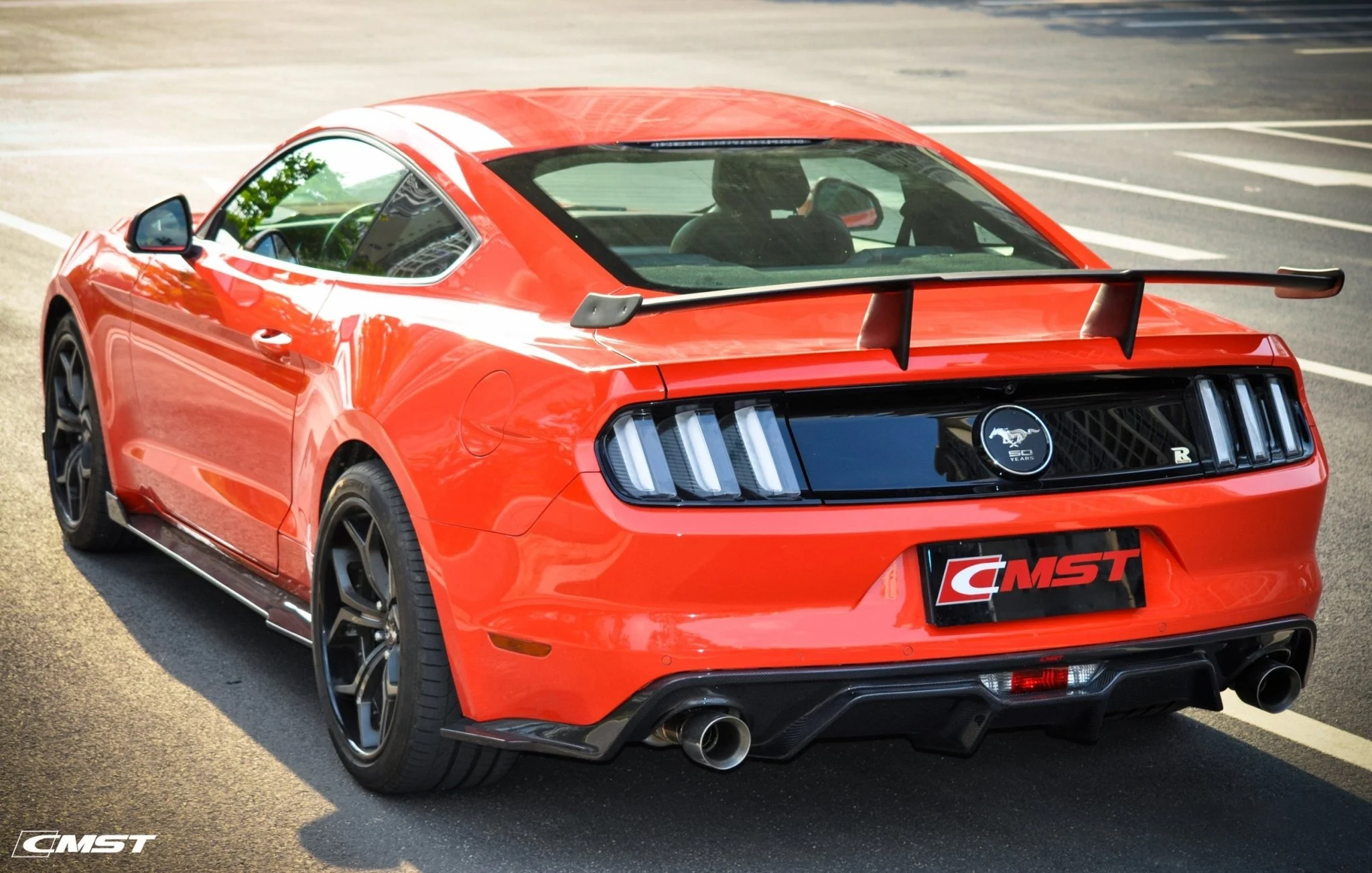 CMST Carbon Fiber Rear Spoiler Ver.1 for Ford Mustang S550 2015-ON - Image 4