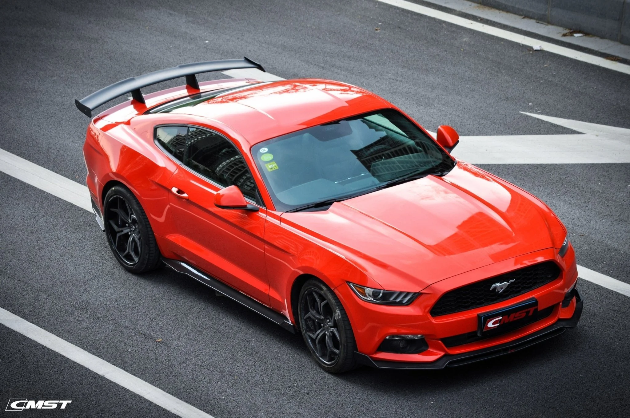 CMST Carbon Fiber Rear Spoiler Ver.1 for Ford Mustang S550 2015-ON - Image 6
