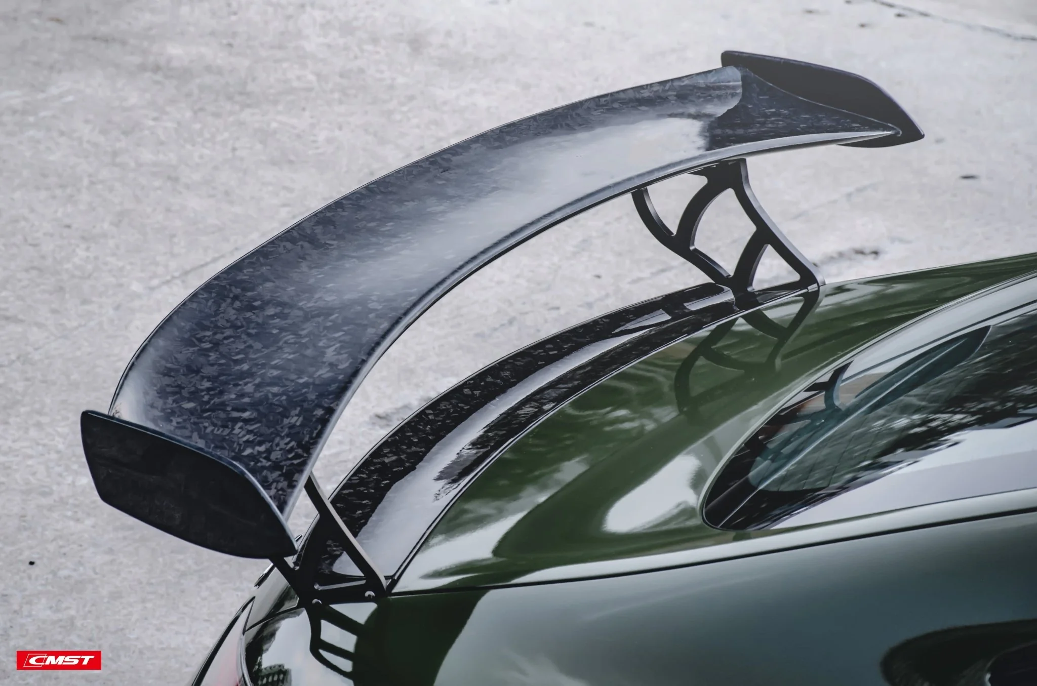CMST Tuning Carbon Fiber Rear Spoiler Wing Ver.2 for Mercedes Benz C190 AMG GT GTS GTC 2015-2021 - Image 18