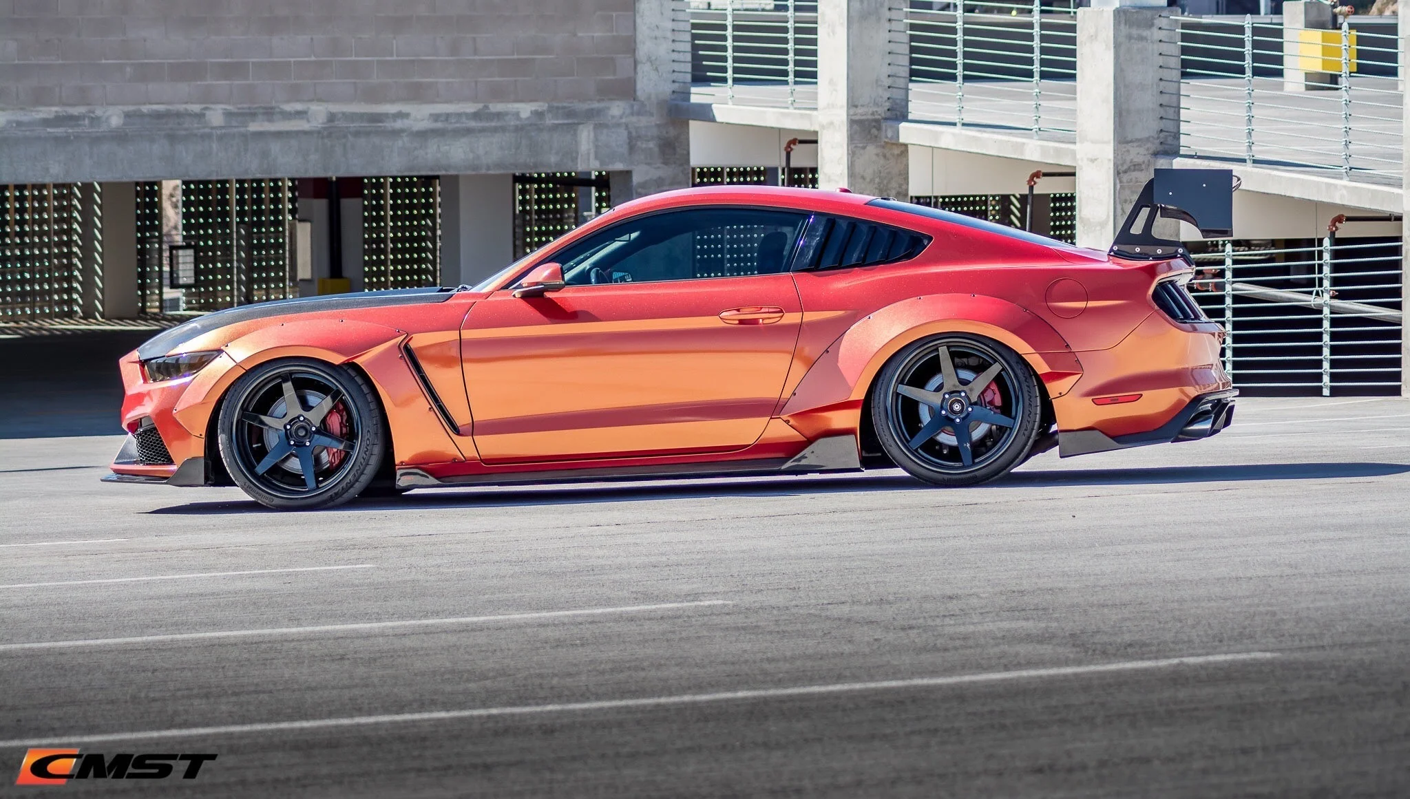 CMST Carbon Fiber Super GT Wing for Ford Mustang S550.1 2015-2022 - Image 13