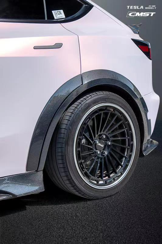 CMST Tuning Carbon Fiber Widebody Wheel Arches for Tesla Model Y - Image 3
