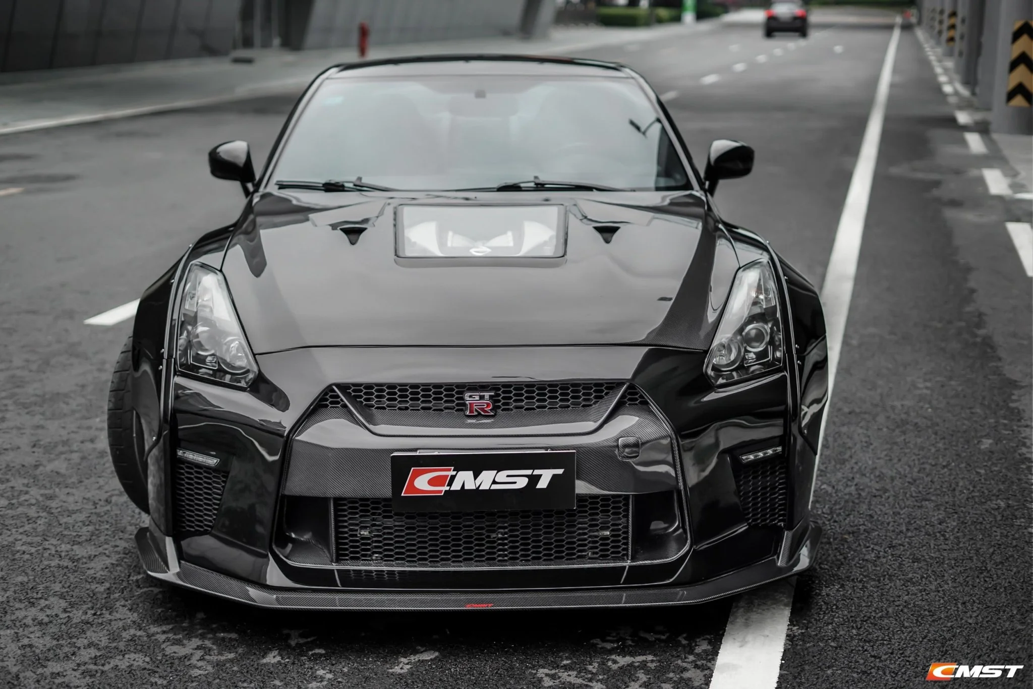 CMST Tuning  Facelift Conversion Partial Carbon Fiber Full Body Kit for Nissan GTR GT-R R35 2008-2016 - Image 30