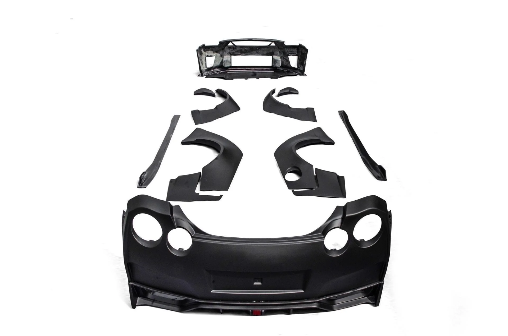 CMST Tuning  Facelift Conversion Partial Carbon Fiber Rear Bumper & Rear Diffuser 4 Pcs for Nissan GTR GT-R R35 2008-2016 - Image 8