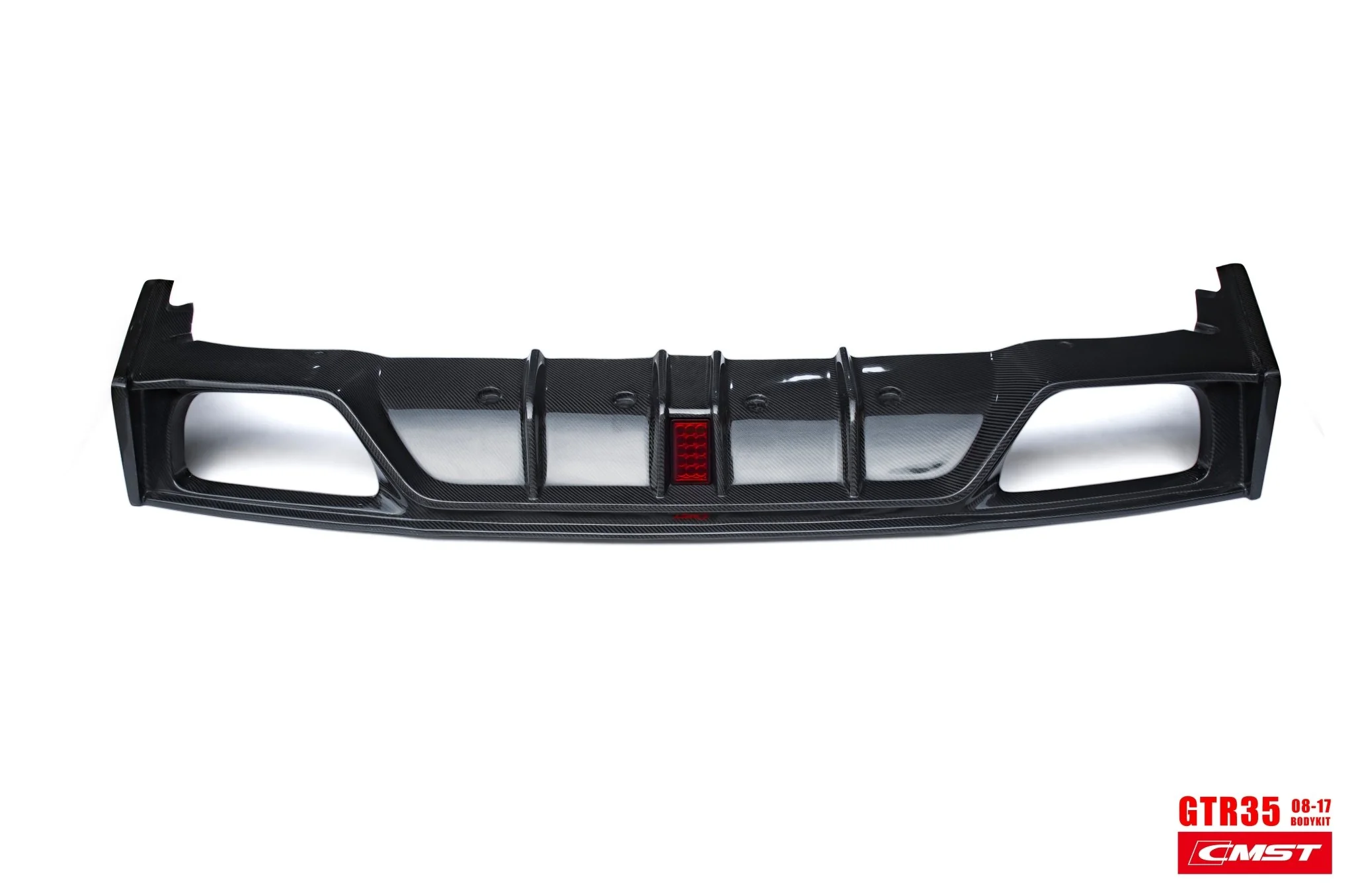 CMST Tuning  Facelift Conversion Partial Carbon Fiber Rear Bumper & Rear Diffuser 4 Pcs for Nissan GTR GT-R R35 2008-2016 - Image 9