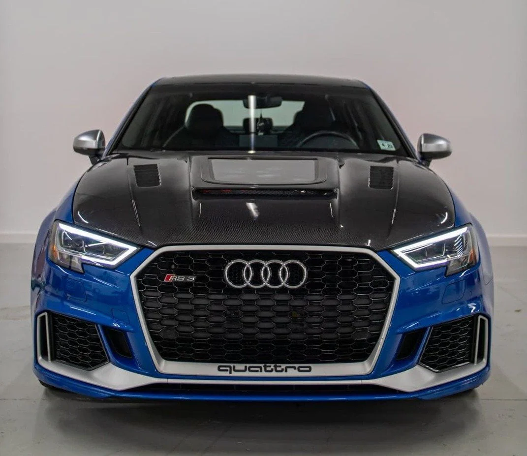 CMST Tuning Glass Transparent Carbon Fiber Hood Bonnet Ver.3 for Audi RS3 2018-2020 & 2014-2020 A3 & A3 S Line & S3 - Image 10