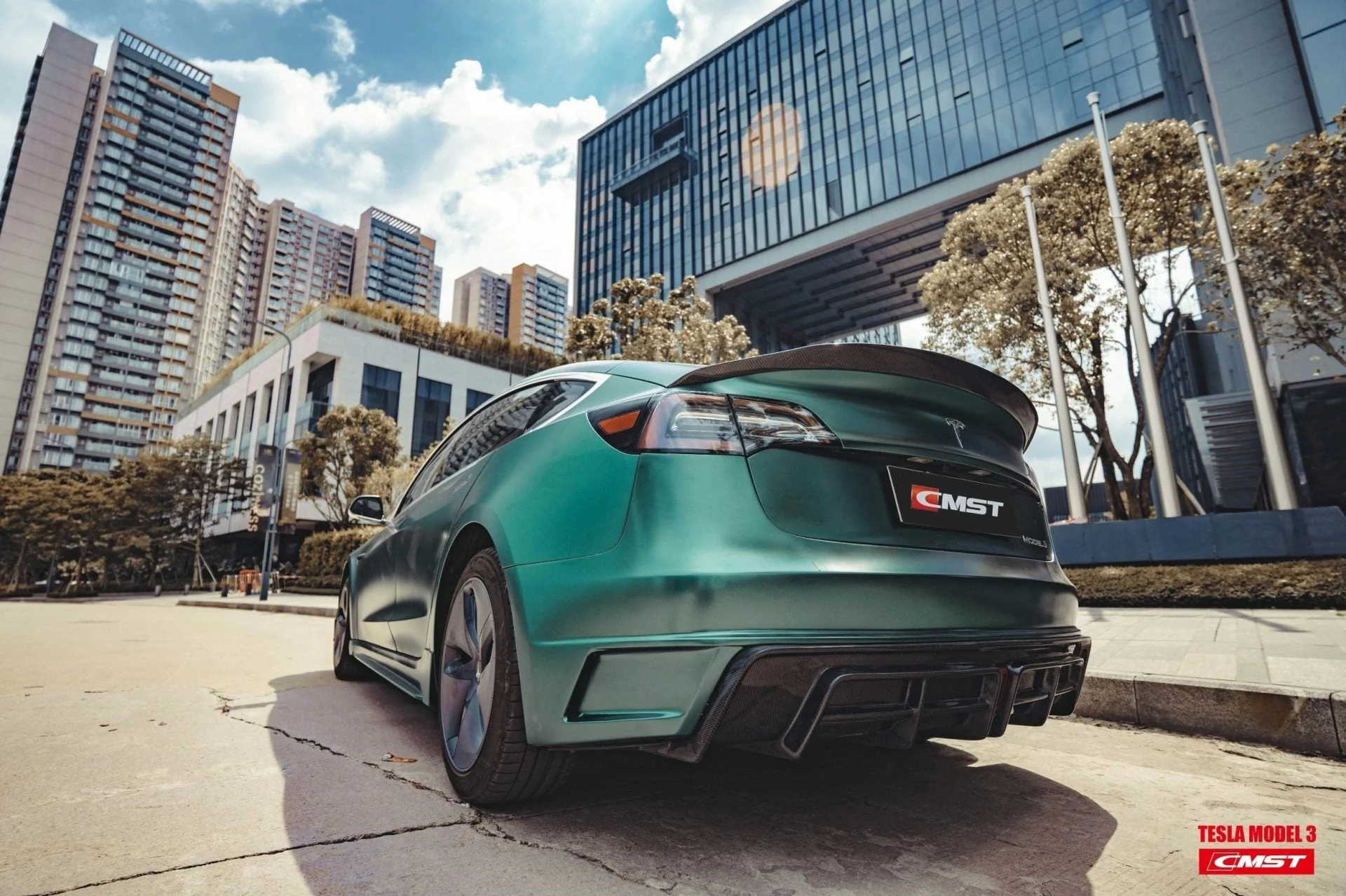 CMST Tuning Rear Bumper & Rear Diffuser for Tesla Model 3 - Image 8