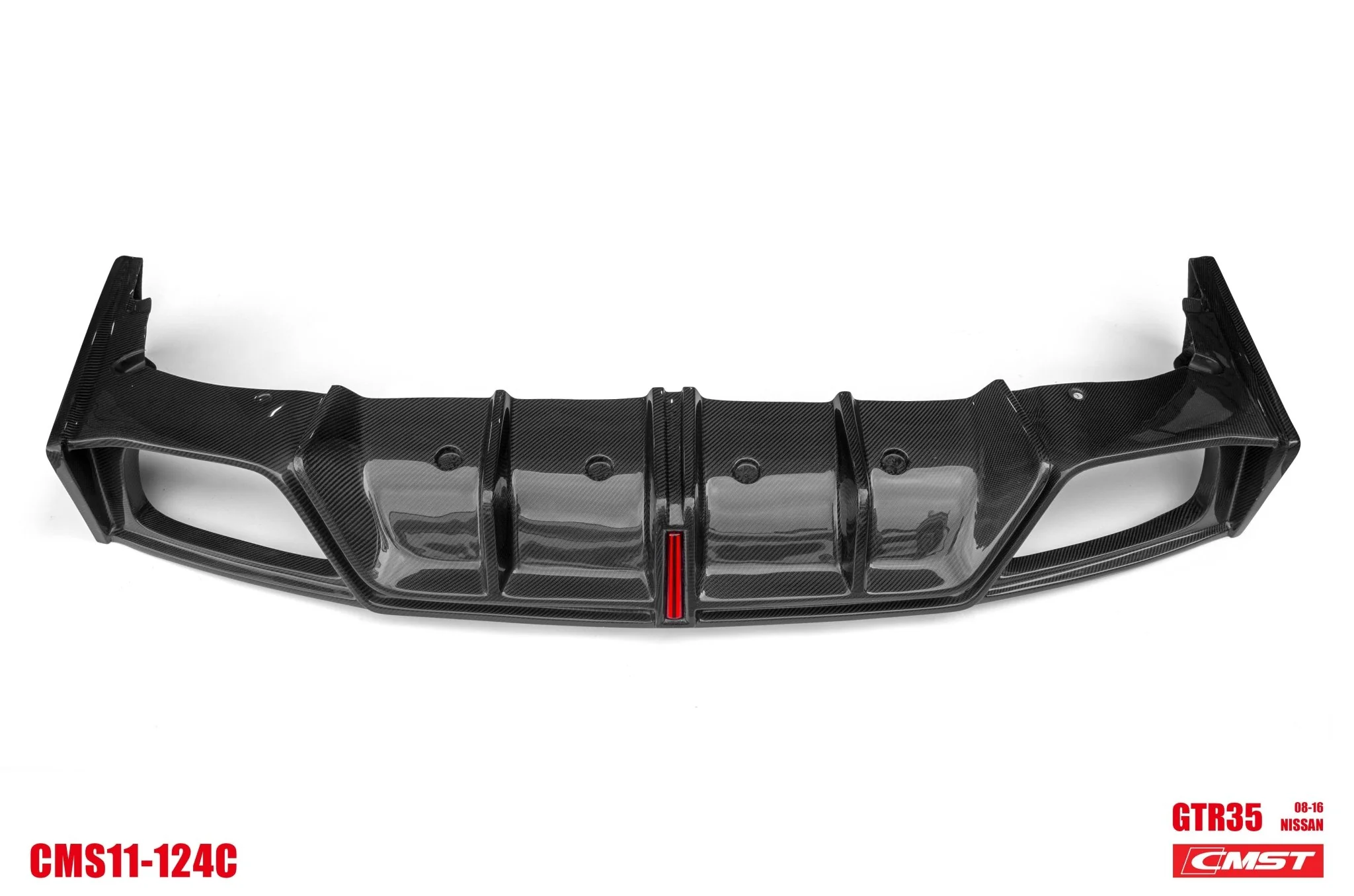 CMST Tuning Rear Bumper & Rear Diffuser Ver.2 for Nissan GTR GT-R R35 2008-2016 Carbon Fiber / FRP - Image 8