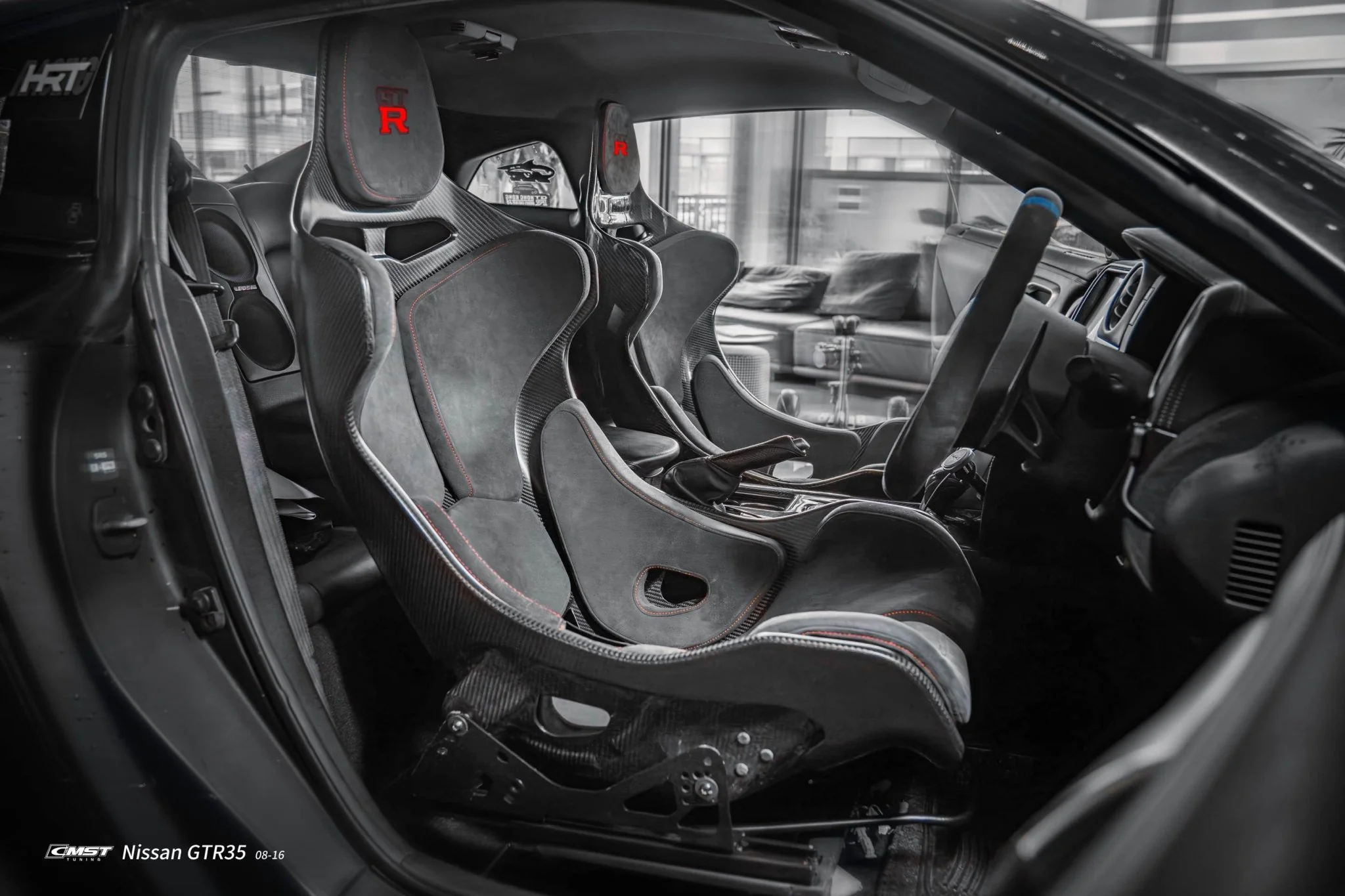 CMST Tuning Senna Style Seat for Nissan GTR R35 CBA DBA EBA 2008-2024 Dry Pre-preg Carbon Fiber - Image 4