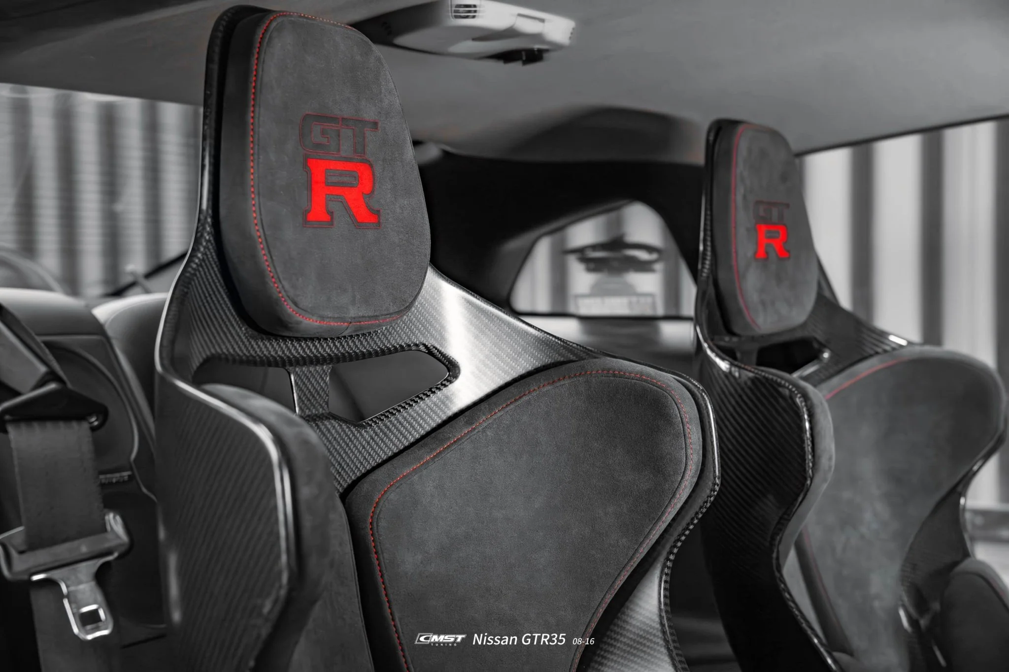 CMST Tuning Senna Style Seat for Nissan GTR R35 CBA DBA EBA 2008-2024 Dry Pre-preg Carbon Fiber - Image 8