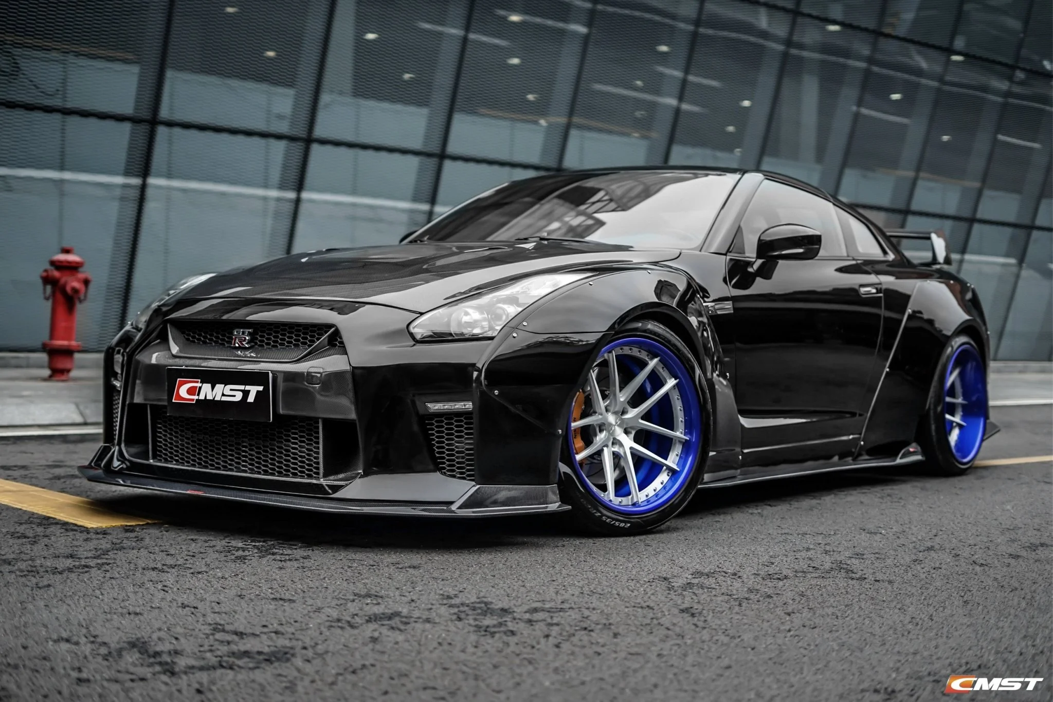 CMST Wide Body Wheel Arch (8 pieces) for Nissan GTR GT-R R35 2008-2016 - Image 12