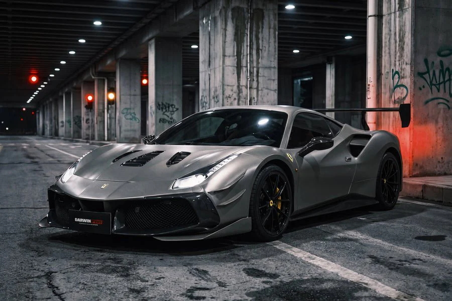 DarwinPRO 2015-2020 Ferrari 488 GTB Challenge Evo Modena Style Full Body Kit - Image 3