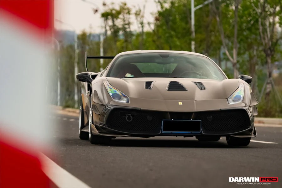 DarwinPRO 2015-2020 Ferrari 488 GTB Challenge Evo Modena Style Full Body Kit - Image 8