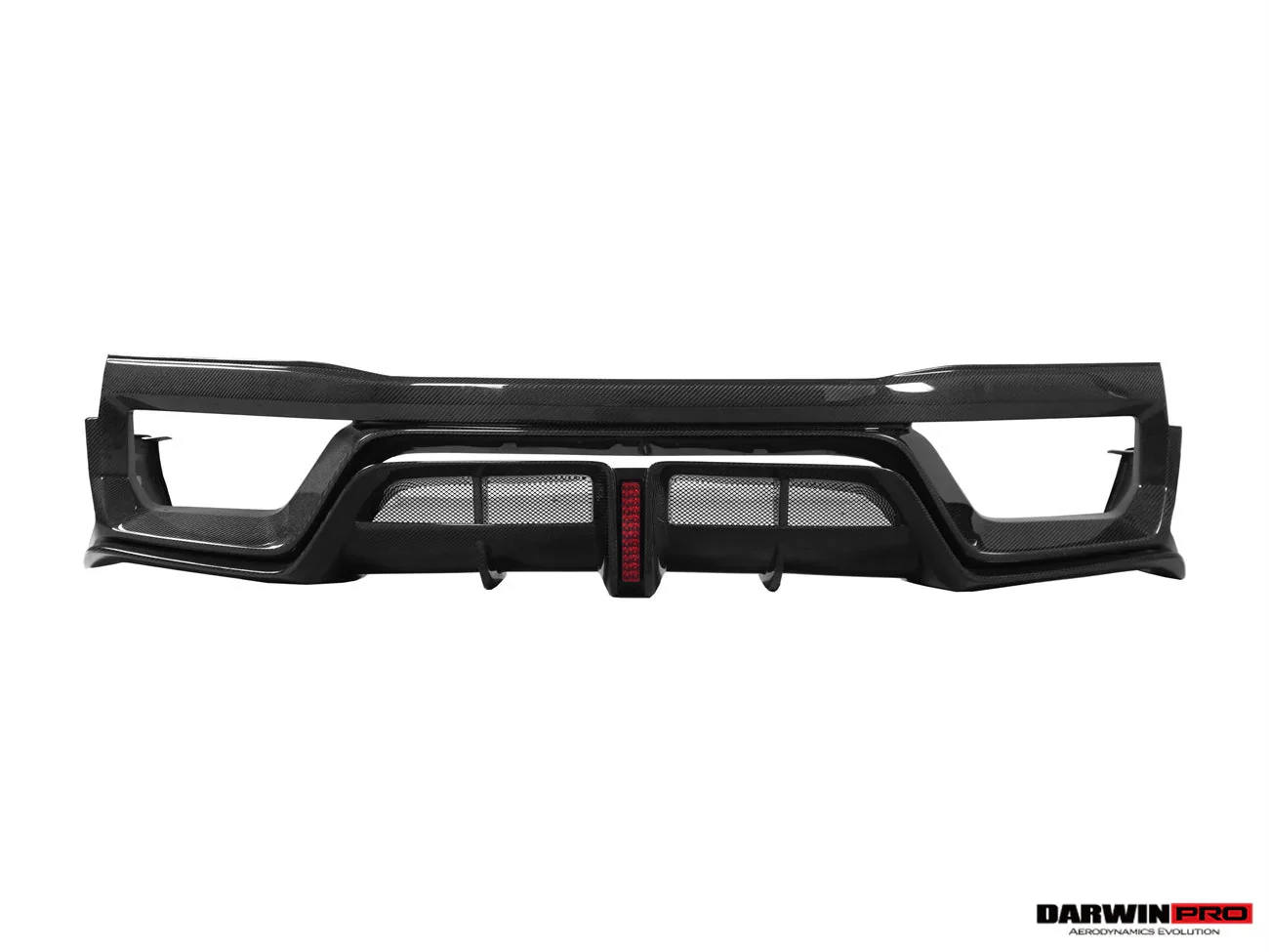 DarwinPRO 2017-2022 Nissan GTR R35 EBA BKSS Style Carbon Fiber Rear Diffuser - Image 8
