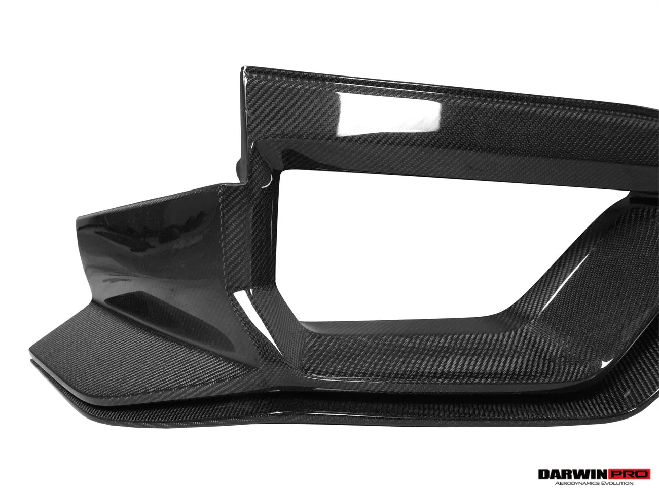 DarwinPRO 2017-2022 Nissan GTR R35 EBA BKSS Style Carbon Fiber Rear Diffuser - Image 9