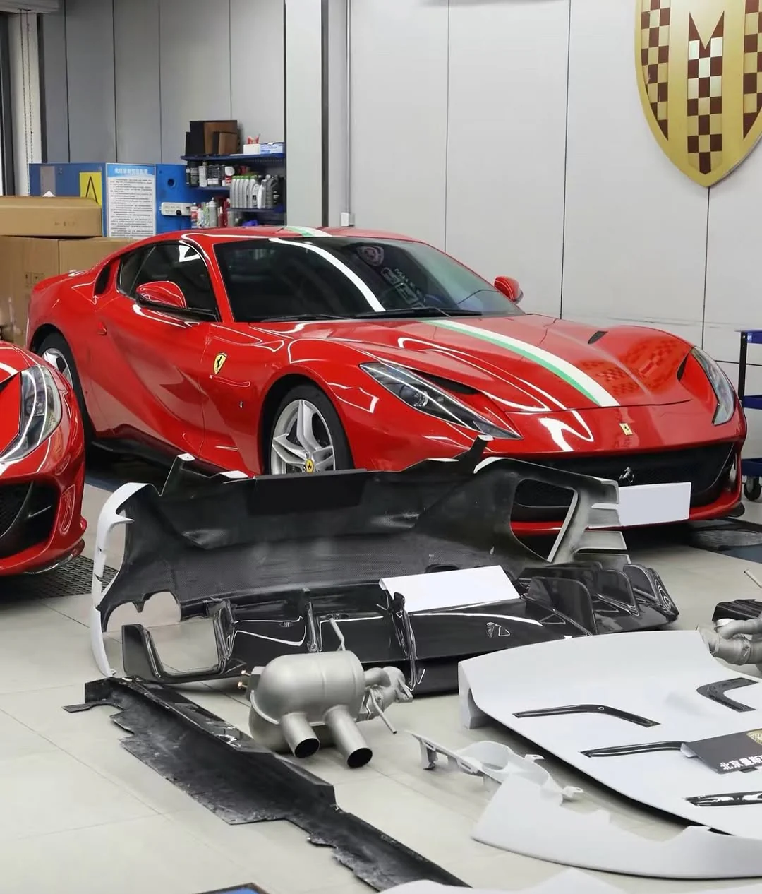 812 Superfast / GTS to Competizione-Style Carbon Fibre Conversion Body Kit (Aftermarket) - Image 6