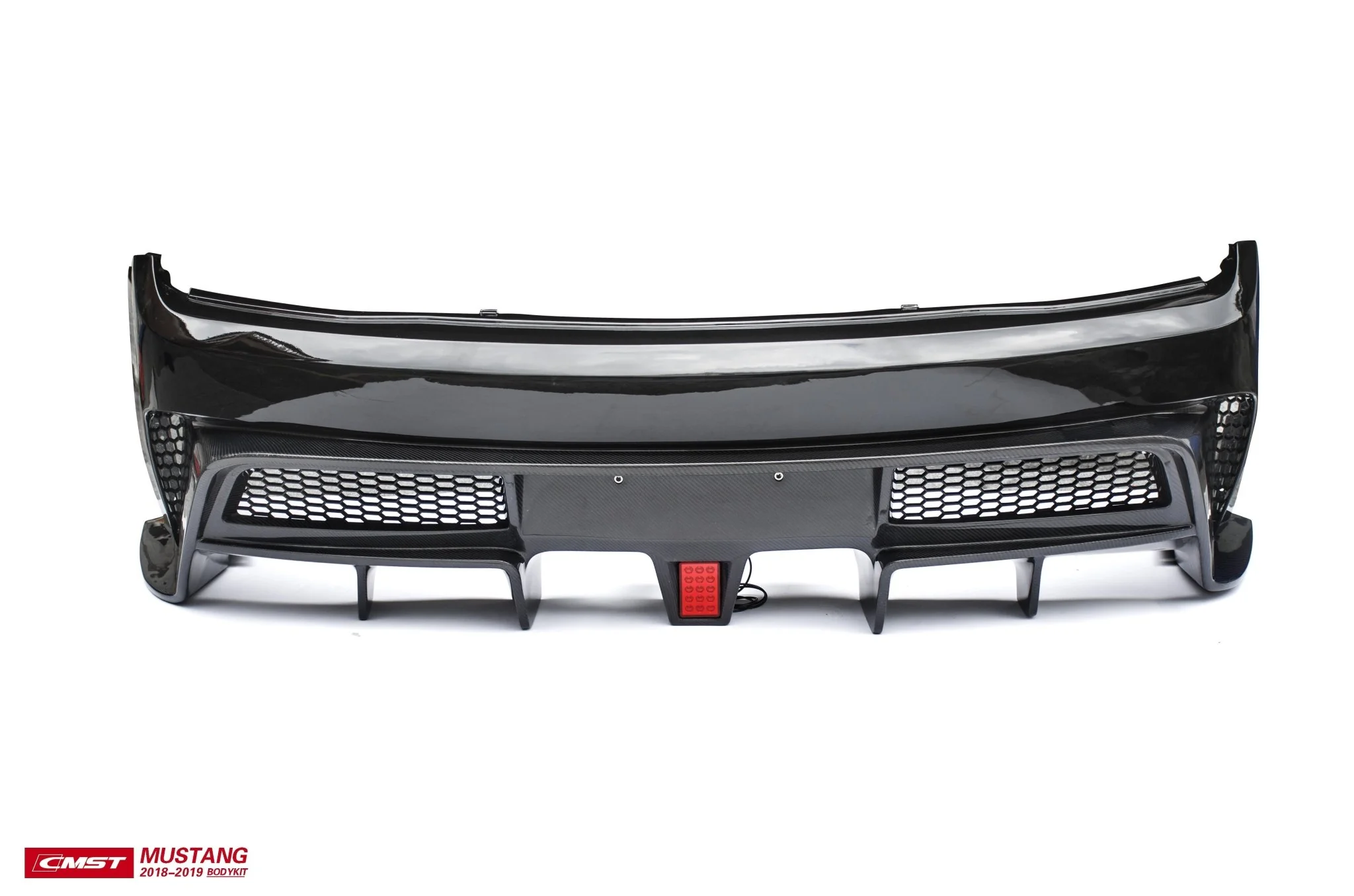 CMST Rear Bumper With Diffuser for Ford Mustang S550.1 S550.2 2015-2022 - Image 3