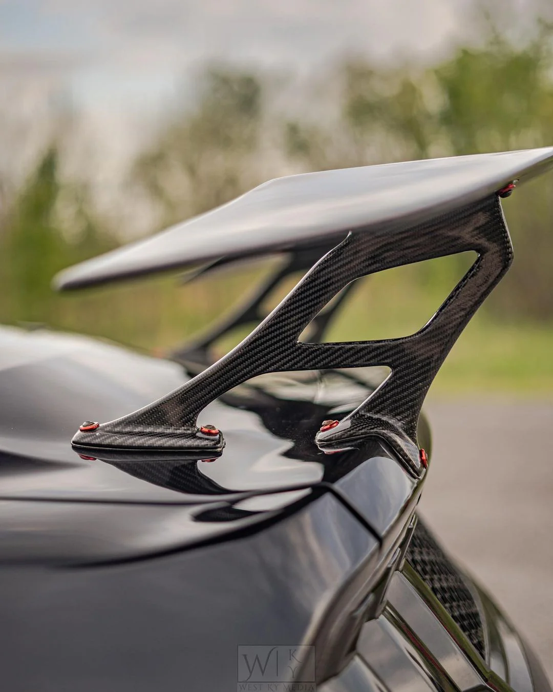 CMST Carbon Fiber Rear Spoiler Wing Ver.4 for Ford Mustang S550 2015-2022 - Image 5
