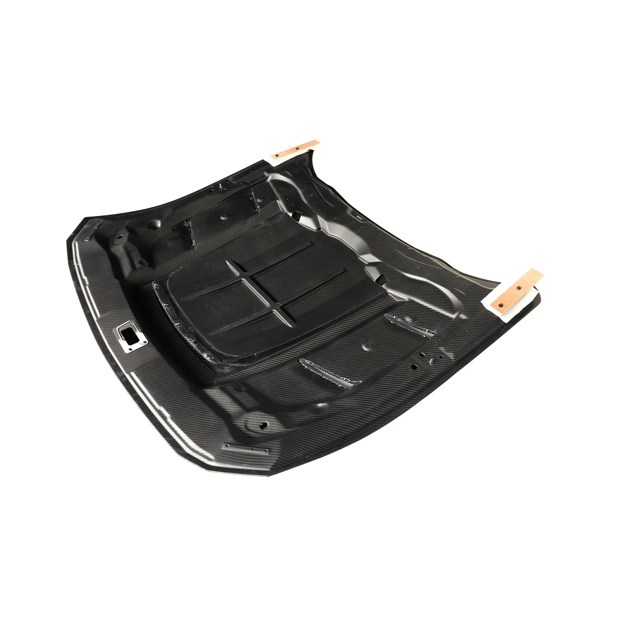 Ford Mustang S650 GT / EcoBoost Lightweight Dry Carbon Bonnet / Hood — Not Compatible with Dark Horse - Image 11