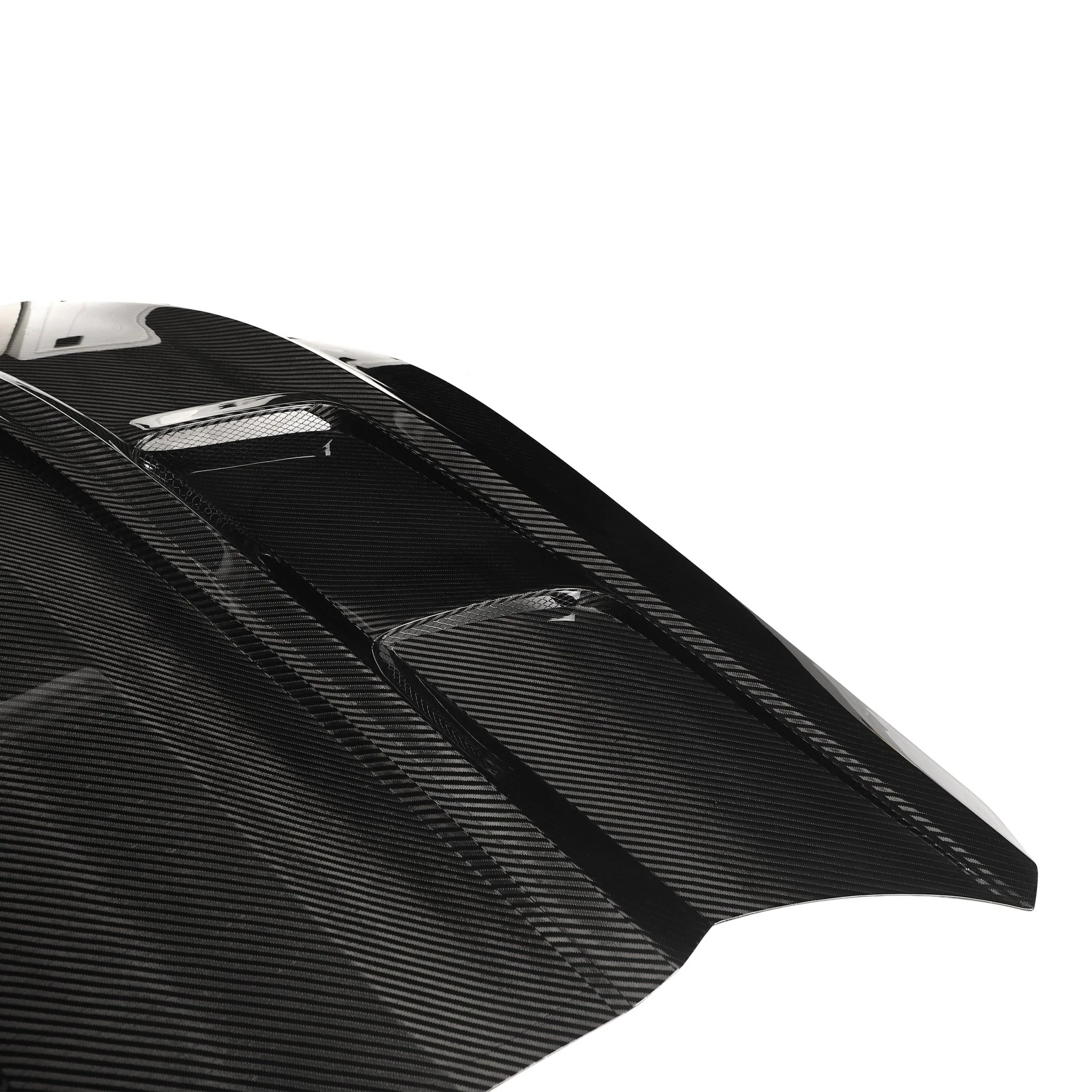 Ford Mustang S650 GT / EcoBoost Lightweight Dry Carbon Bonnet / Hood — Not Compatible with Dark Horse - Image 8