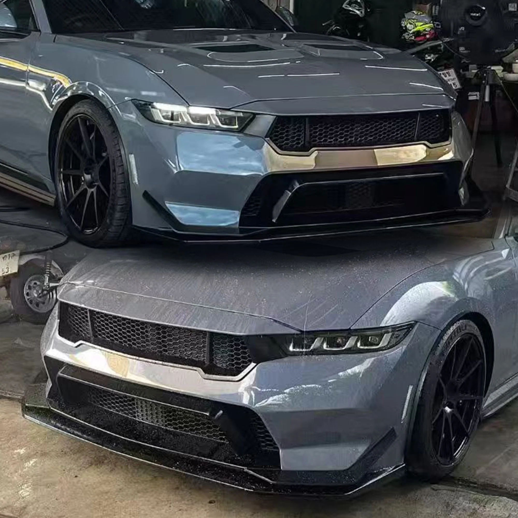 Ford Mustang S650 GTD Style Plastic Front Bumper 2023+ - Image 2