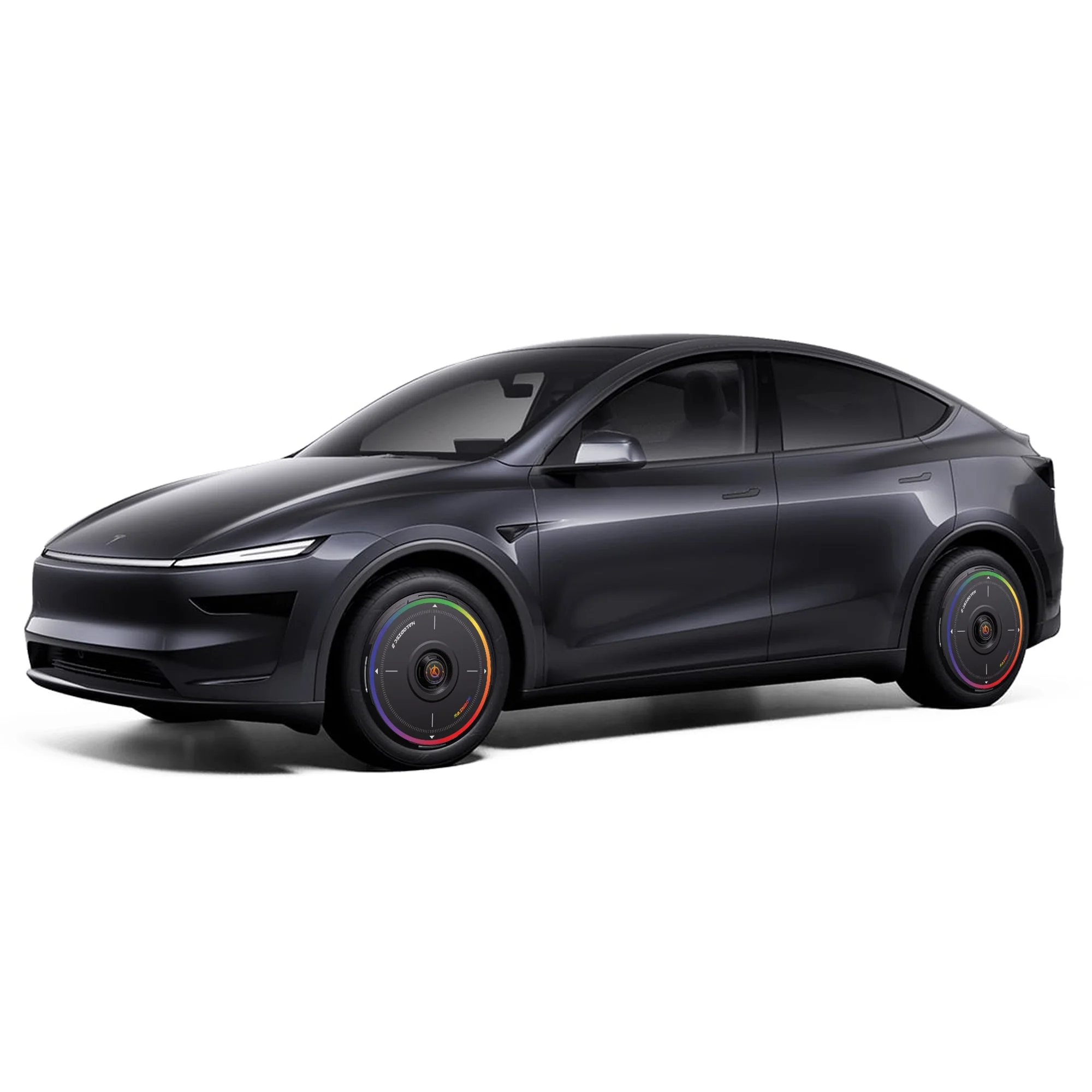 HALODISC 2 Tesla Wheel Covers丨Rainbow Road - Image 4