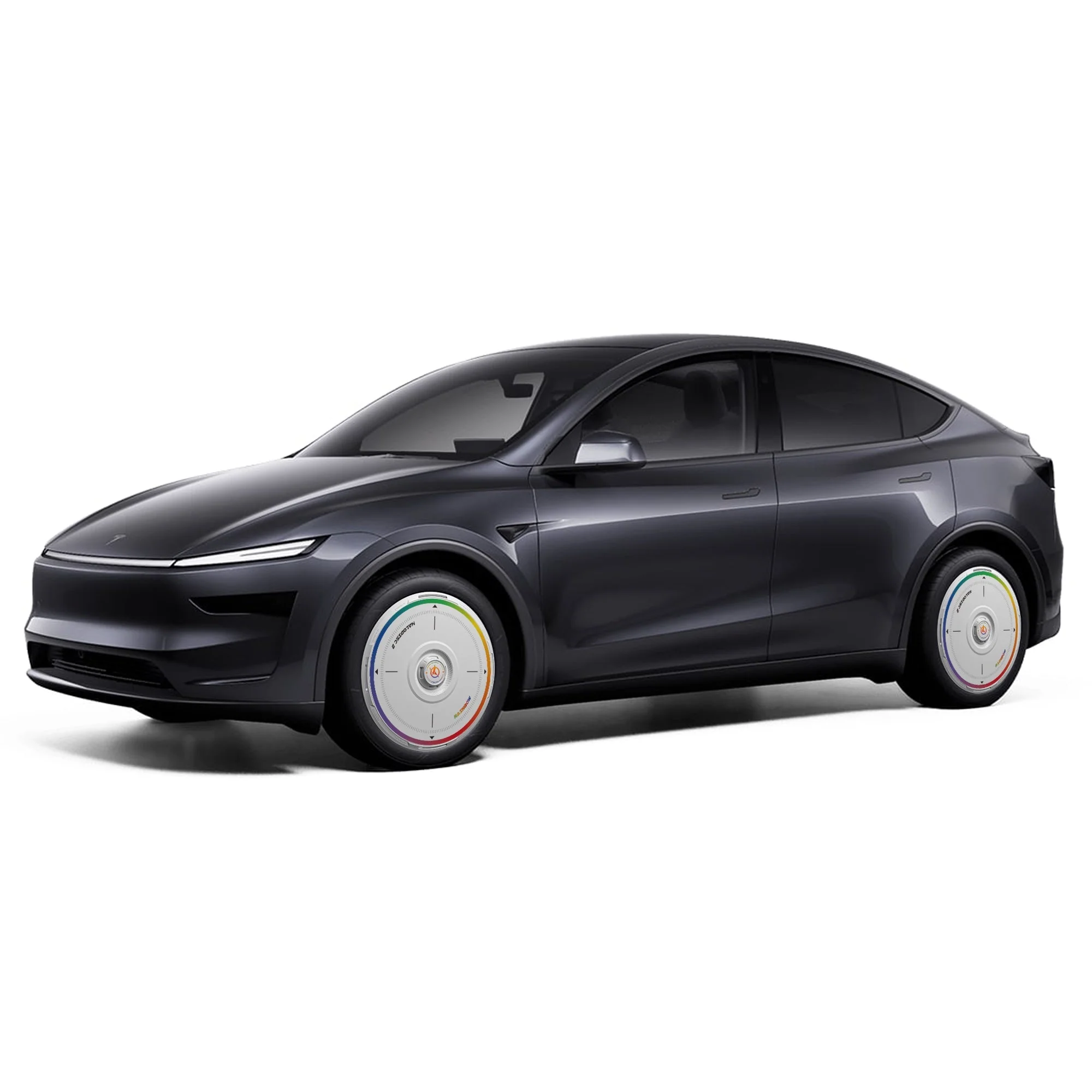 HALODISC 2 Tesla Wheel Covers丨Rainbow Road - Image 5