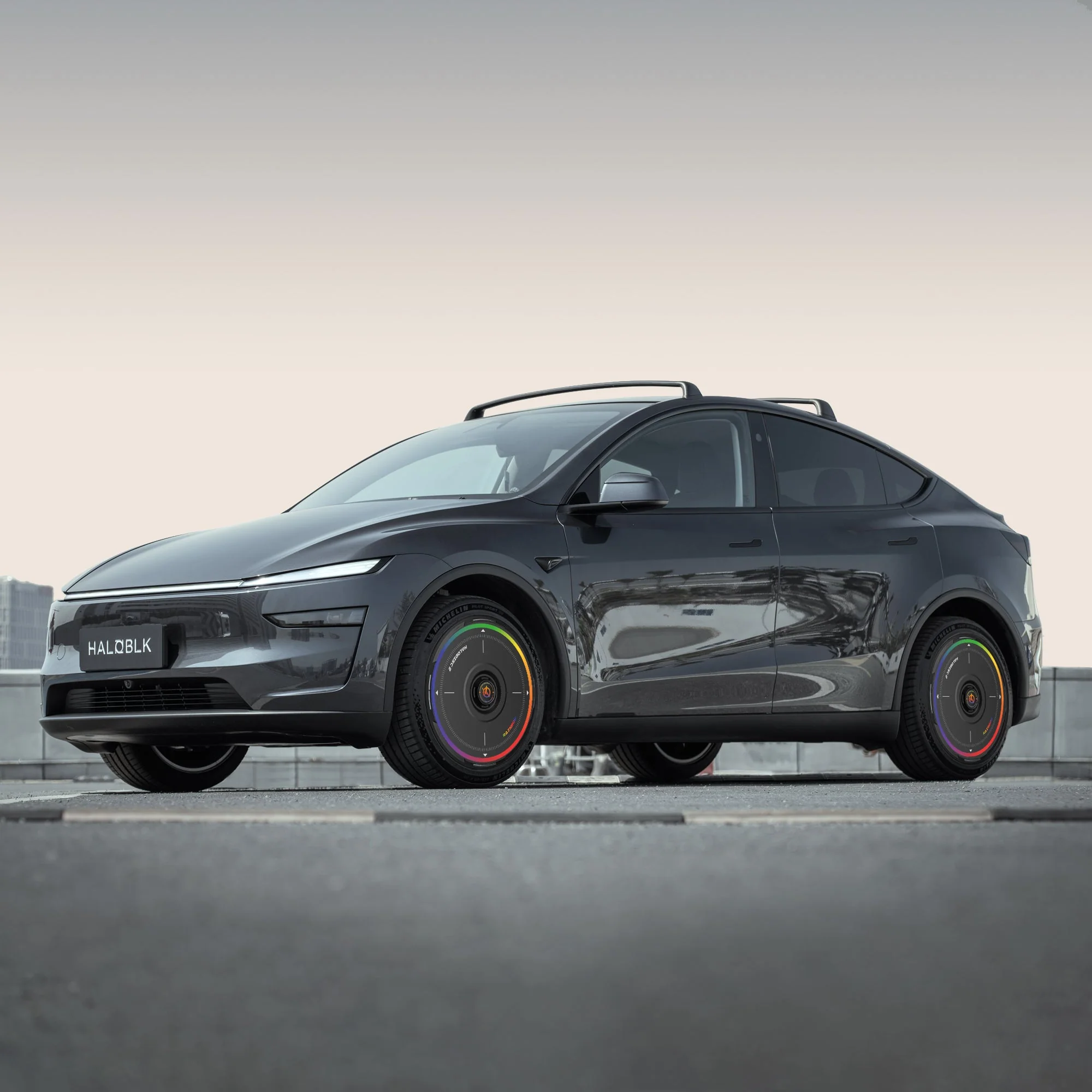 HALODISC 2 Tesla Wheel Covers丨Rainbow Road - Image 6