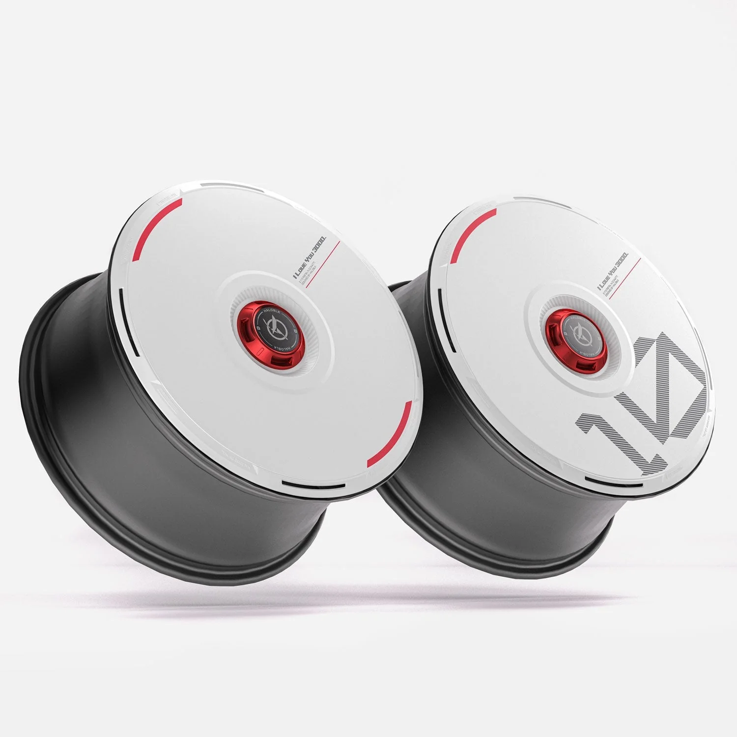 HALODISC 2 Wheel Covers for Tesla | Custom Numbers Series - Image 2