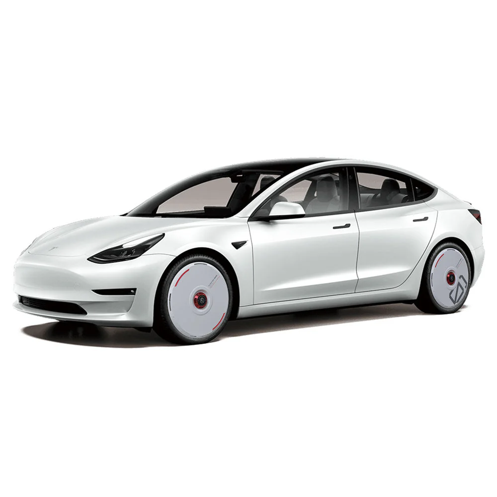 HALODISC 2 Wheel Covers for Tesla | Custom Numbers Series - Image 3