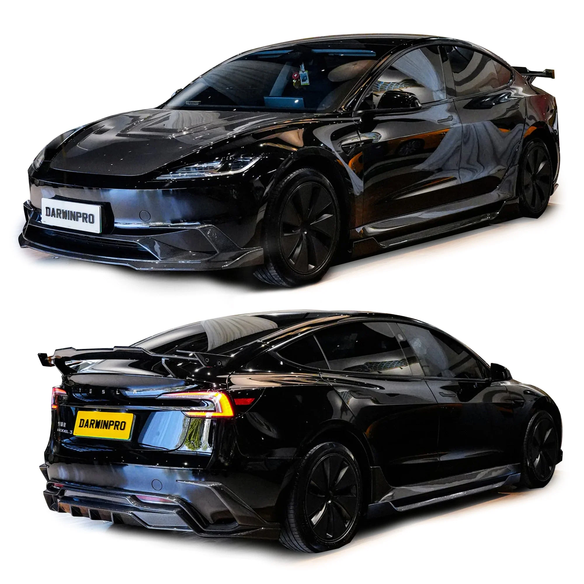 IMP Design Tesla Model 3 Highland RWD AWD Carbon Fiber Body Kit - Image 2