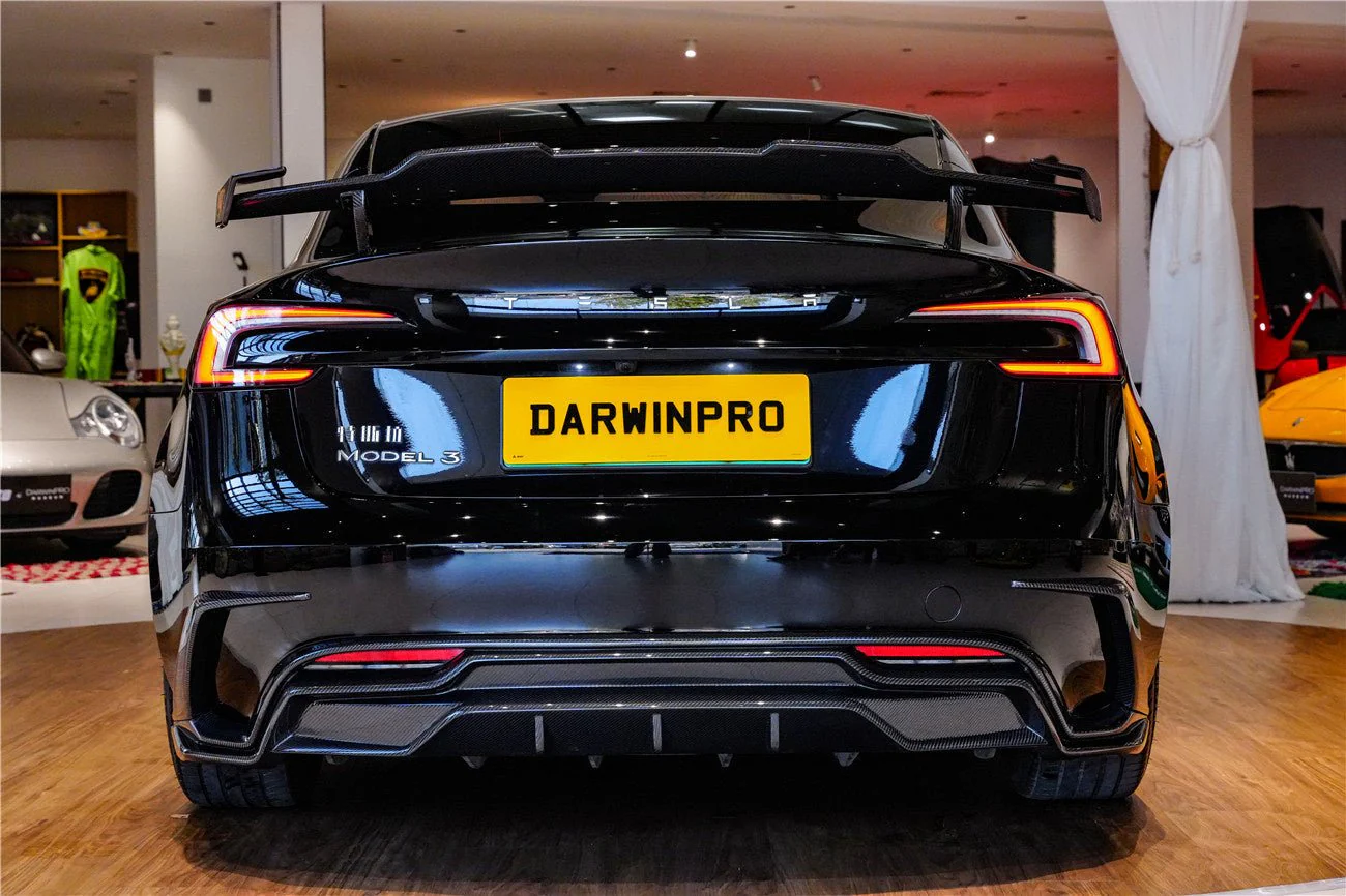 IMP Design Tesla Model 3 Highland RWD AWD Carbon Fiber Lilith Wing - Image 5