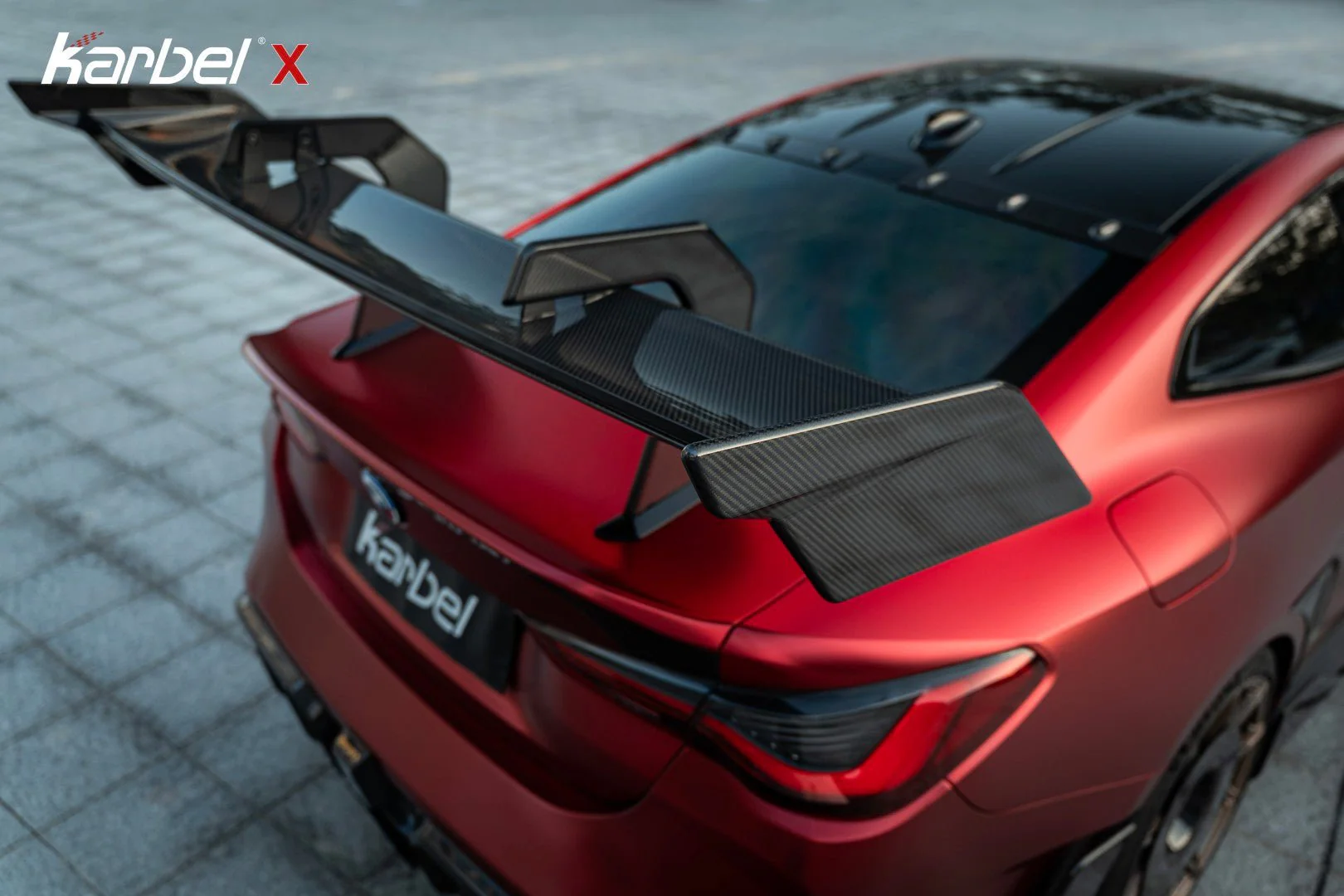 KARBEL - BMW M4 G82 2021-ON 4 Series G22 M440i 430i 2020-ON Dry Carbon Fibre (Prepreg) Rear Spoiler - Image 3