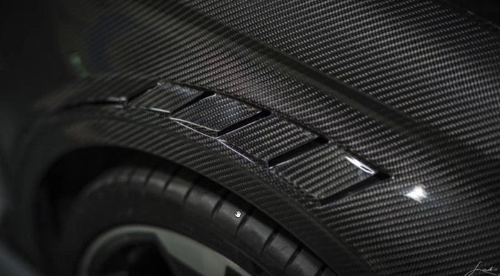 Karbel Carbon Dry Carbon Fiber Front Fenders for Audi RS3 8.5V 2017-2020 Sedan - Image 3