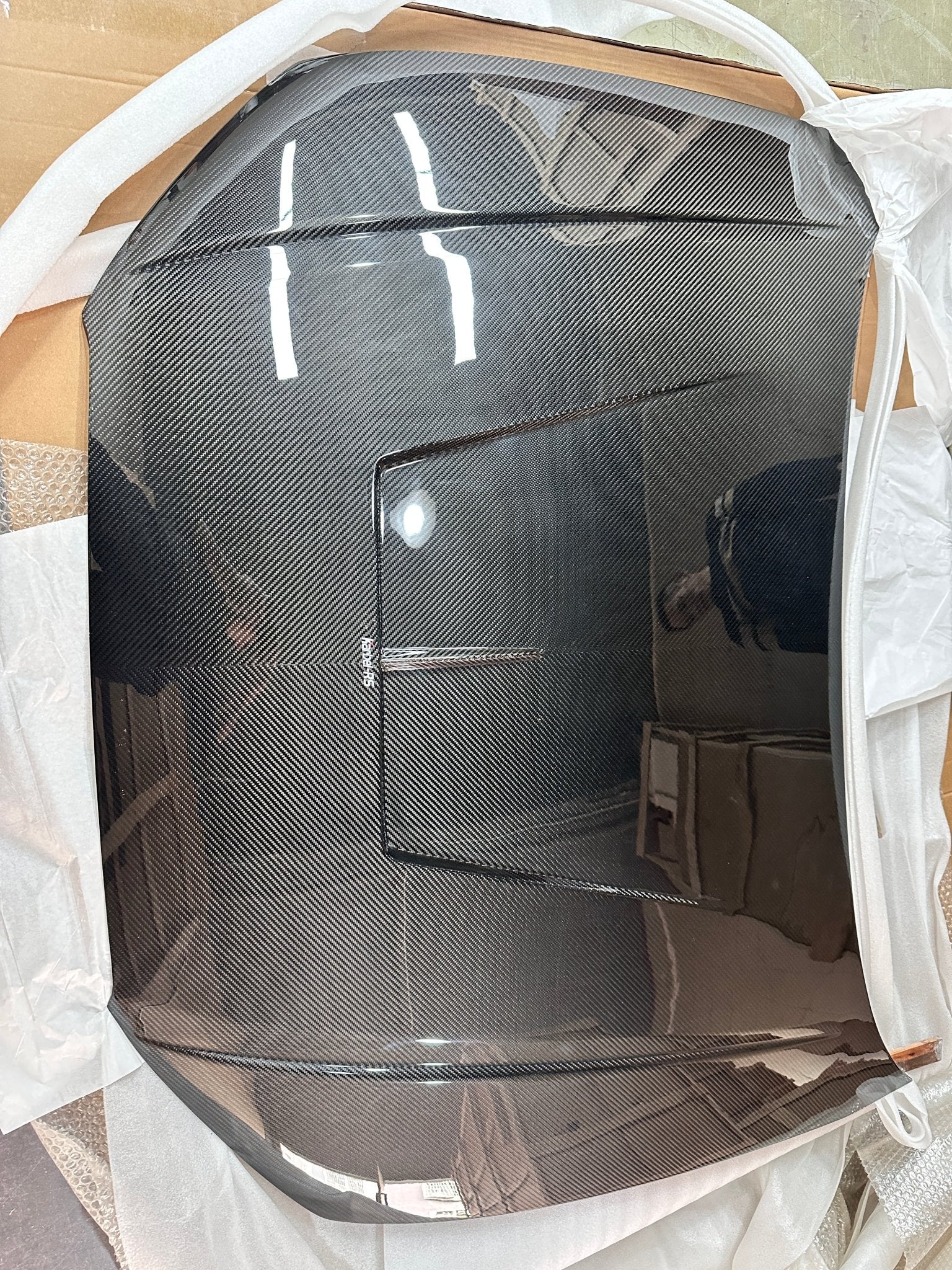 Karbel Dry Carbon Fiber Double-sided Hood Bonnet for Audi RS3 2018-2020 & S3 A3 2014-2020 - Image 3